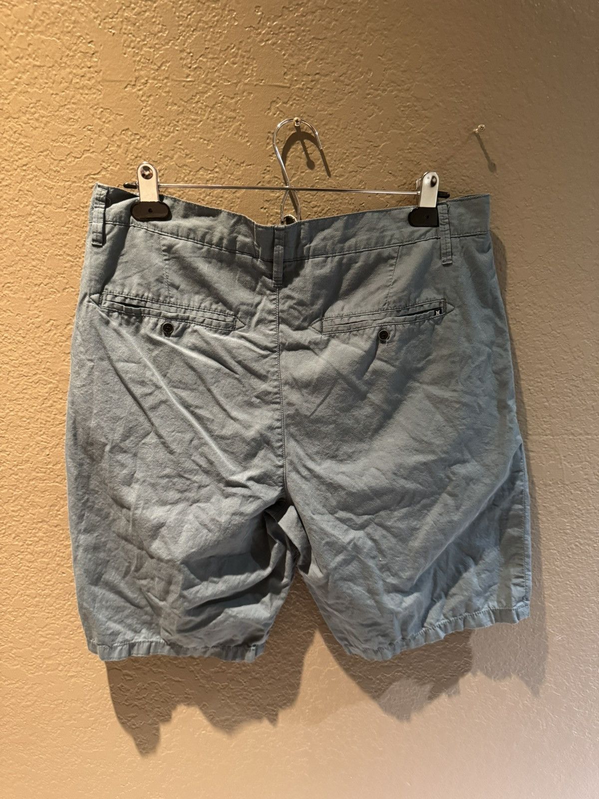 Hurley Vintage 2000s Hurley Shorts Slate Grey Button Pockets Size US 32 / EU 48 - 5 Thumbnail