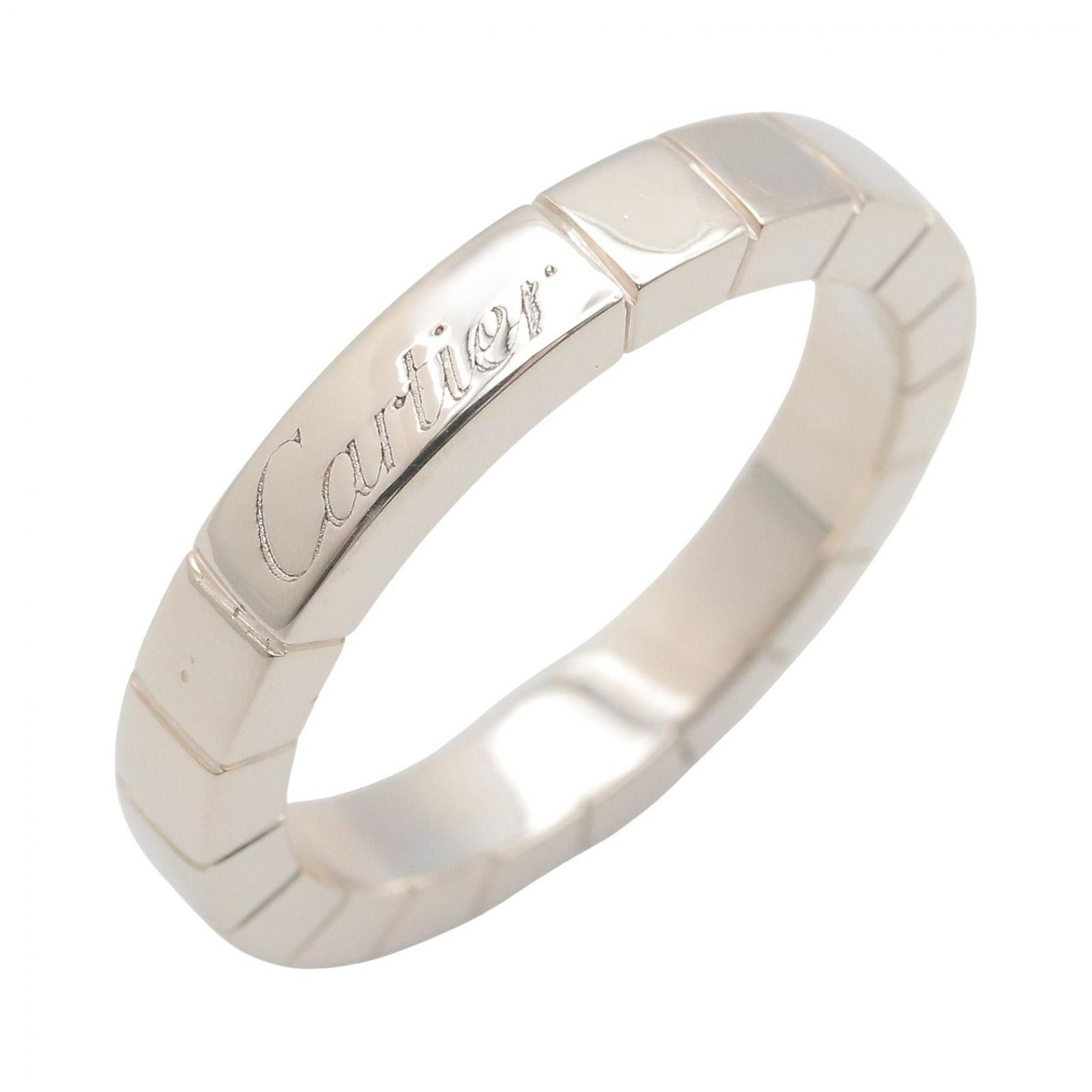 Cartier Cartier Cartier Lanieres Au750 White Gold Ring Size 9.5 Precious Metal Ring DUTY FREE for USA Size ONE SIZE - 1 Thumbnail