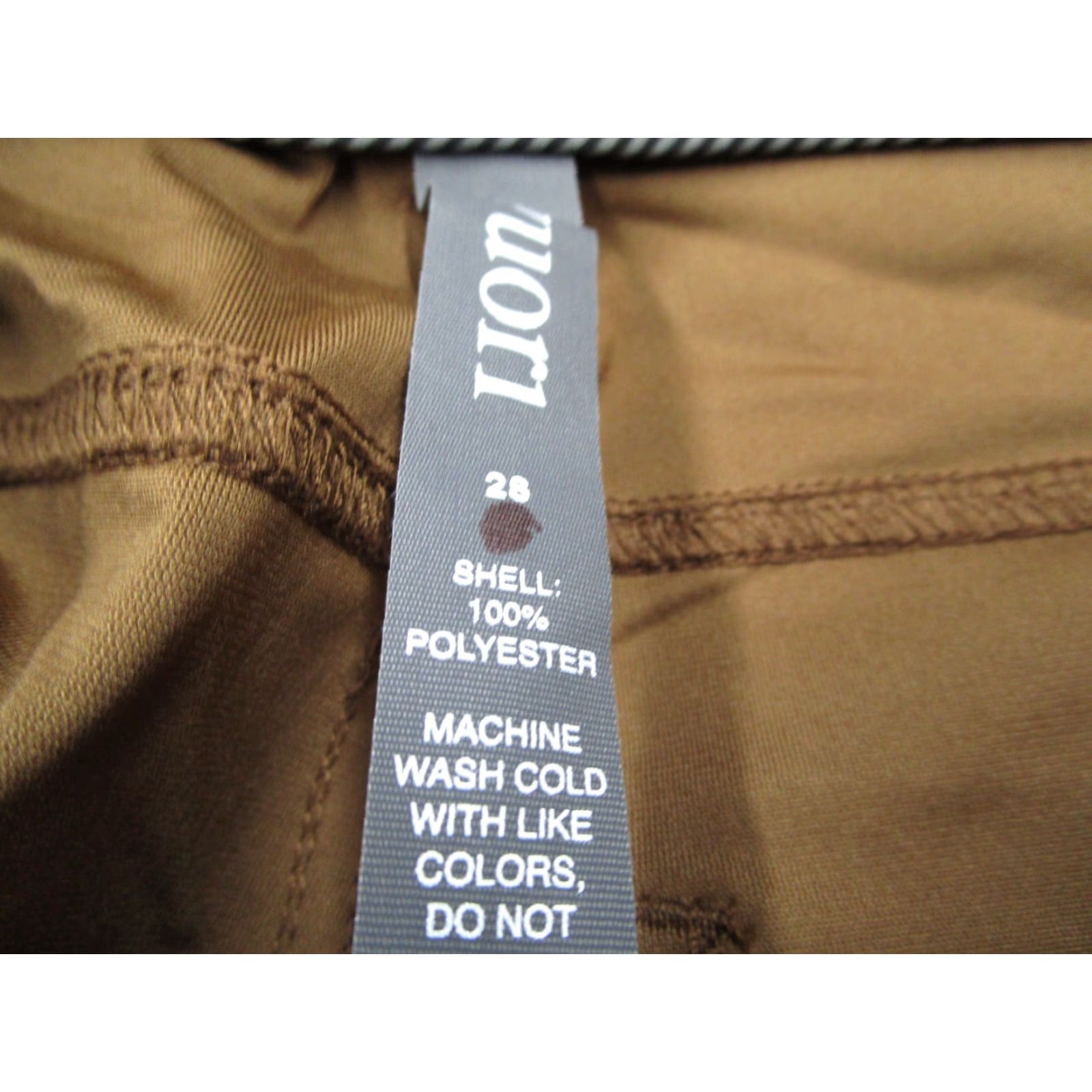 Vuori Vuori Pants Mens 28 Brown Meta V430 Performance Chino Tapered 31 Inseam Regular 28x31 Size US 28 / EU 44 - 4 Thumbnail