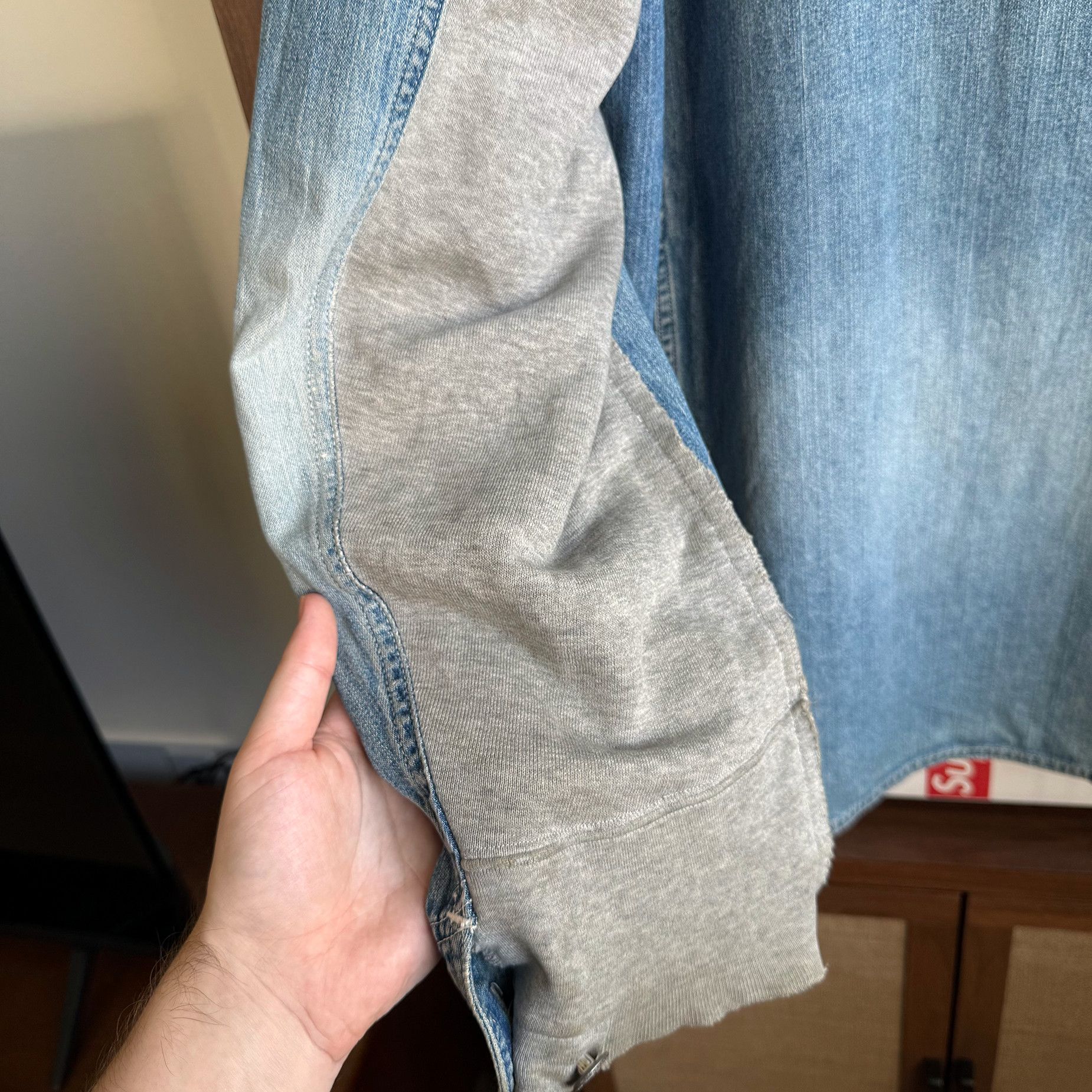 Undercover AW03 Paper Doll Hybrid Reconstructed Denim Chore Jacket Size US L / EU 52-54 / 3 - 12 Thumbnail