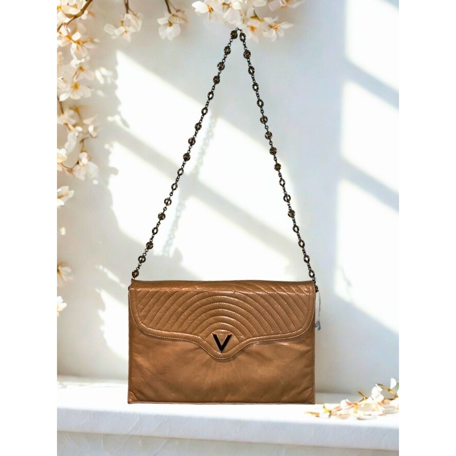 Valentino Valentino by Mario Valentino Vintage Leather Shoulder Bag Size ONE SIZE - 1 Thumbnail