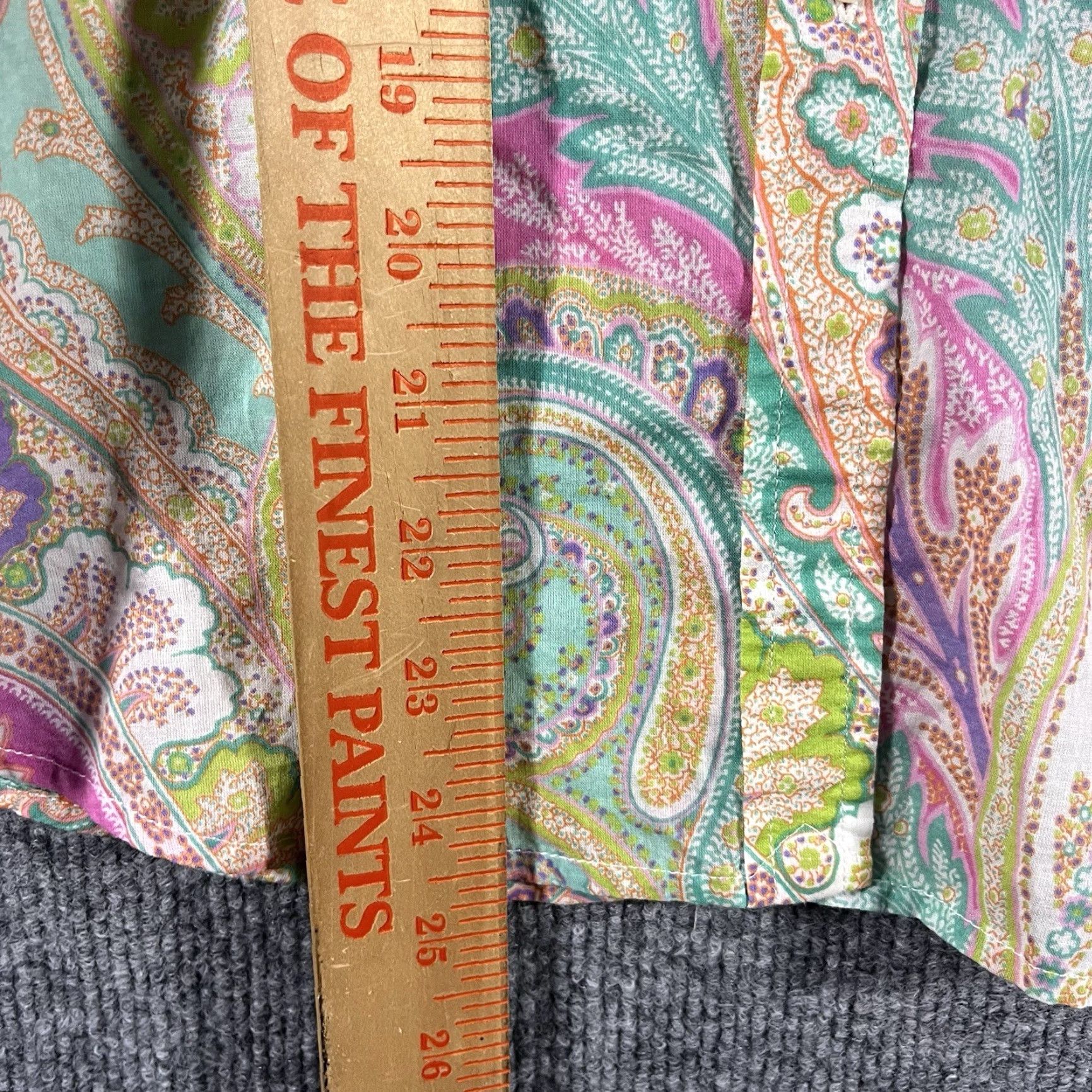 Ralph Lauren Lauren Ralph Lauren LRL Button-Up Shirt PL Pink Paisley RARE Womens Size L / US 10 / IT 46 - 8 Thumbnail