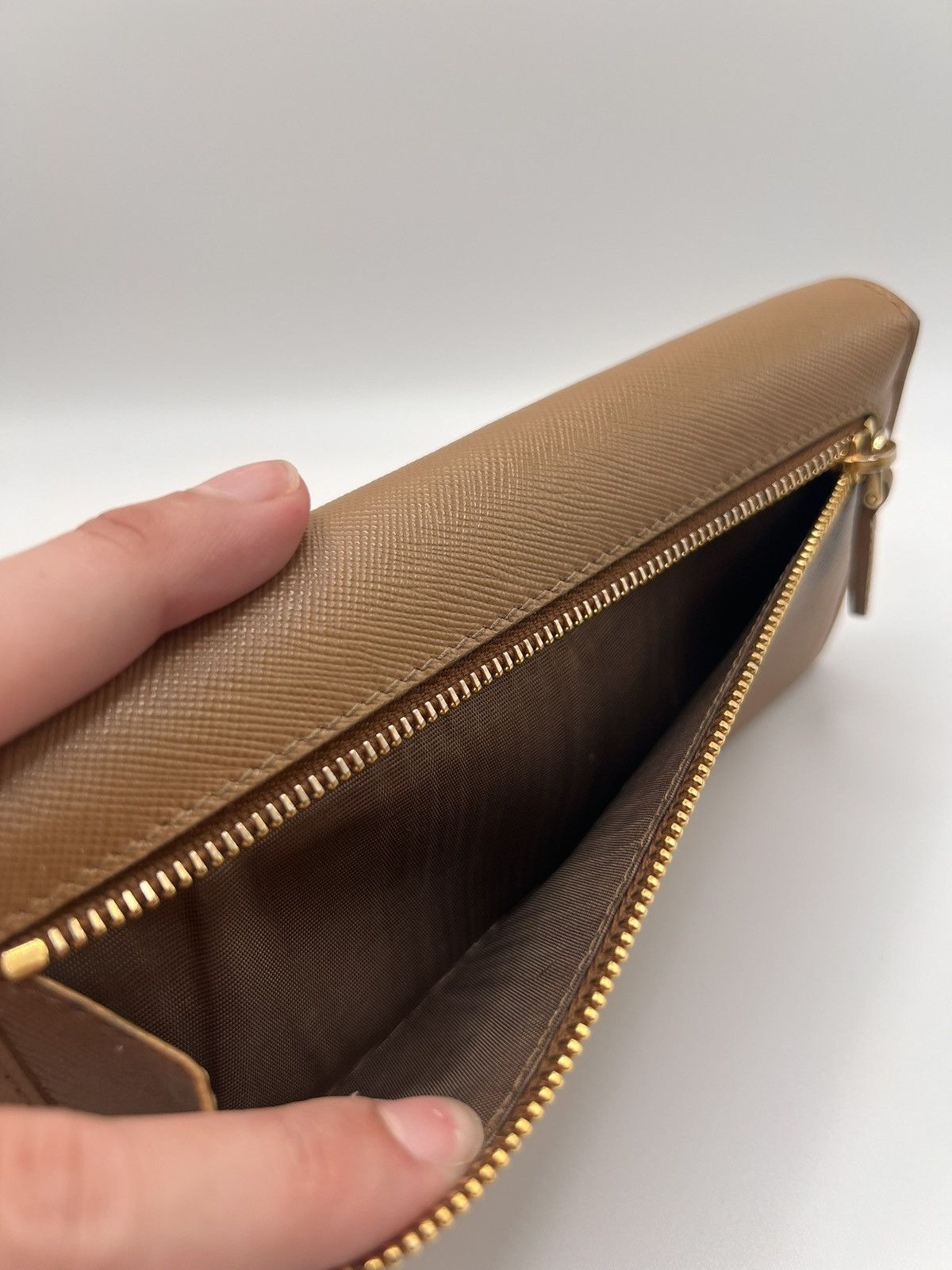 Prada Prada Large Saffiano Leather Wallet Size ONE SIZE - 10 Thumbnail