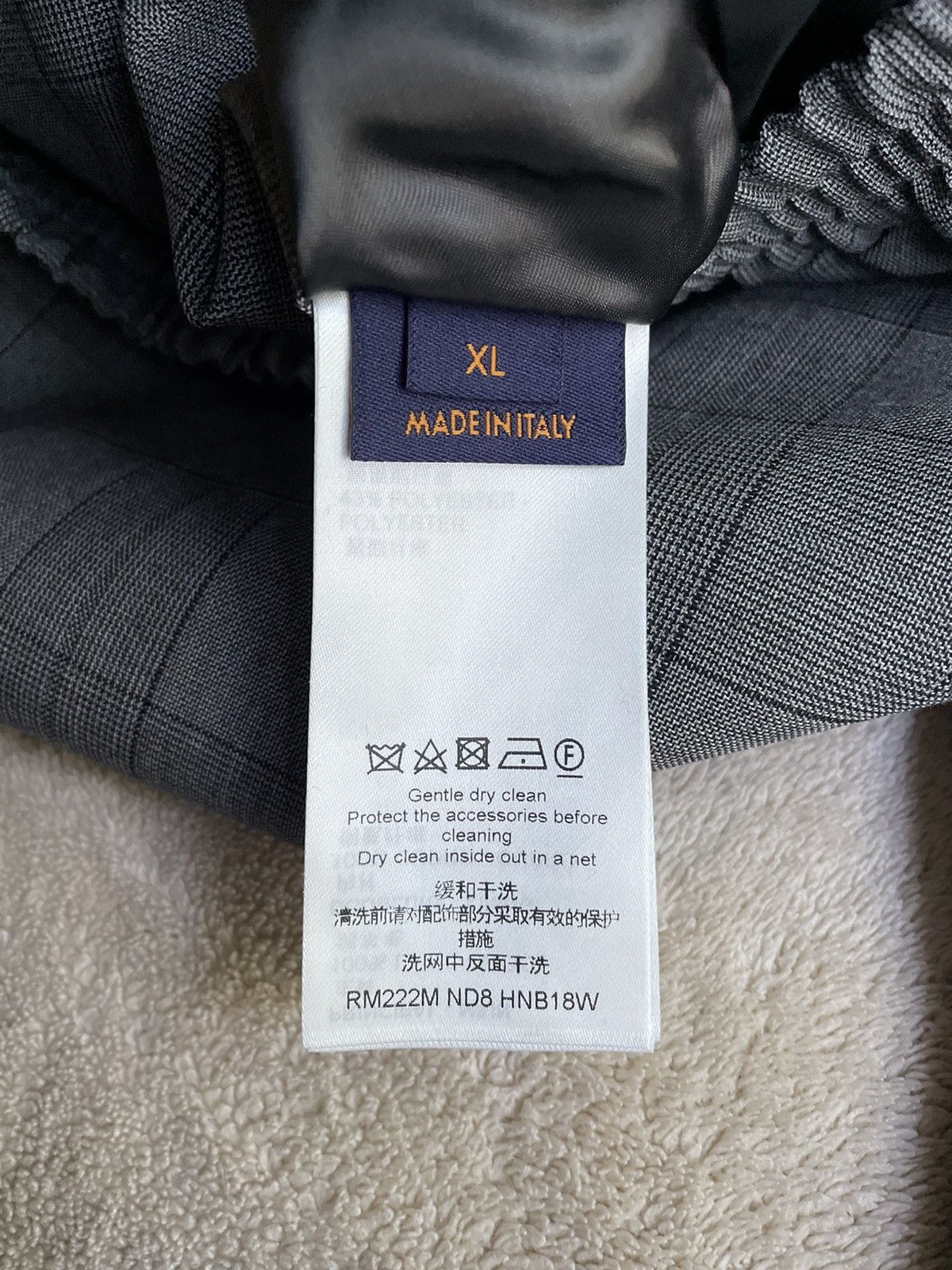 Louis Vuitton Louis Vuitton Grey Damier Tailored Track Jacket Size US XL / EU 56 / 4 - 10 Thumbnail