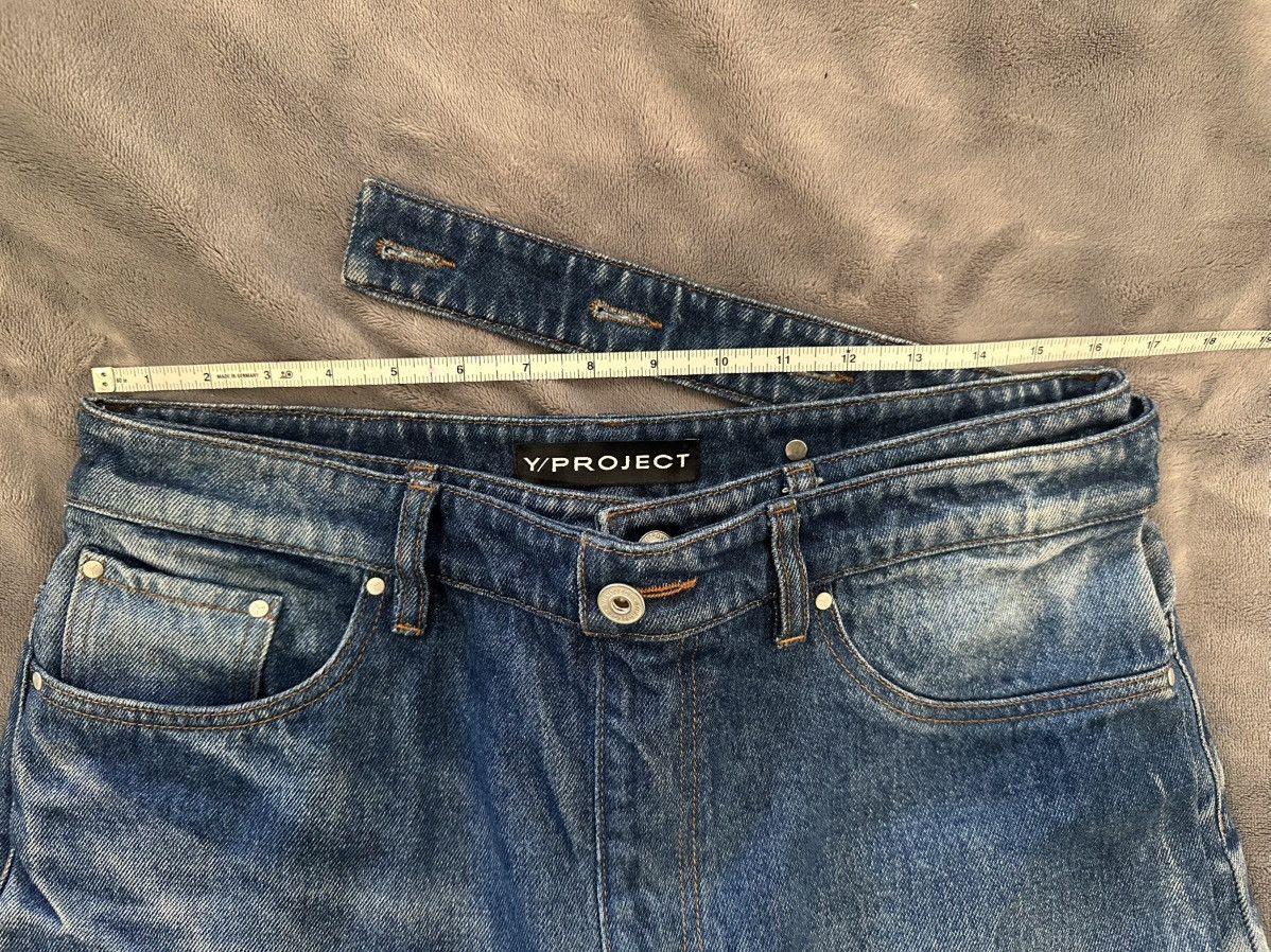 Y/Project Y/Project Lazy layered straight leg denim Size US 34 / EU 50 - 7 Thumbnail