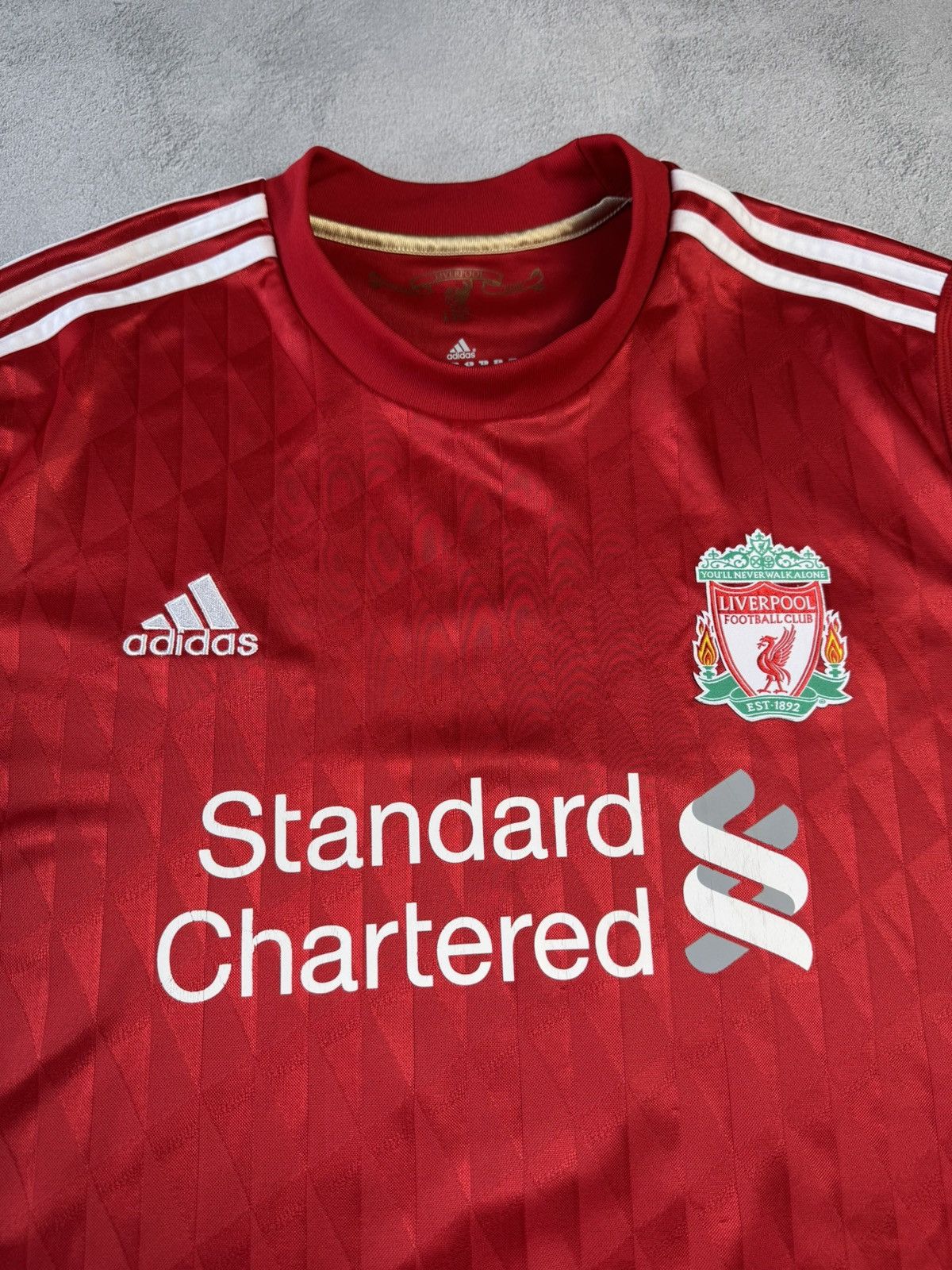 Adidas Liverpool 2010 2011 Home Football Shirt Soccer Jersey Adidas Size US L / EU 52-54 / 3 - 5 Thumbnail