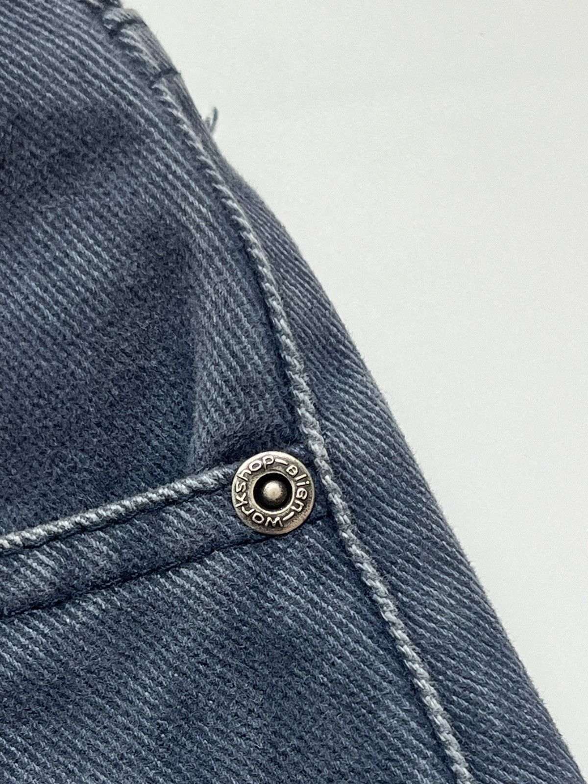Alien Workshop 1990s Alien Workshop Workgear Reflective Patch Baggy Jeans Size US 27 - 4 Thumbnail