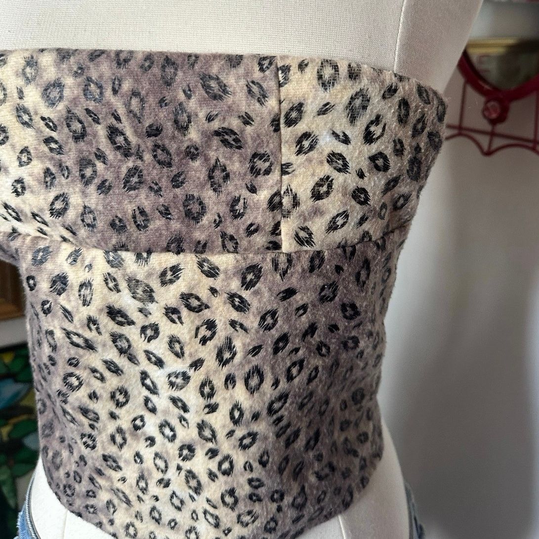 Other 3k ladies soft leopard print tube top Size L / US 10 / IT 46 - 2 Thumbnail