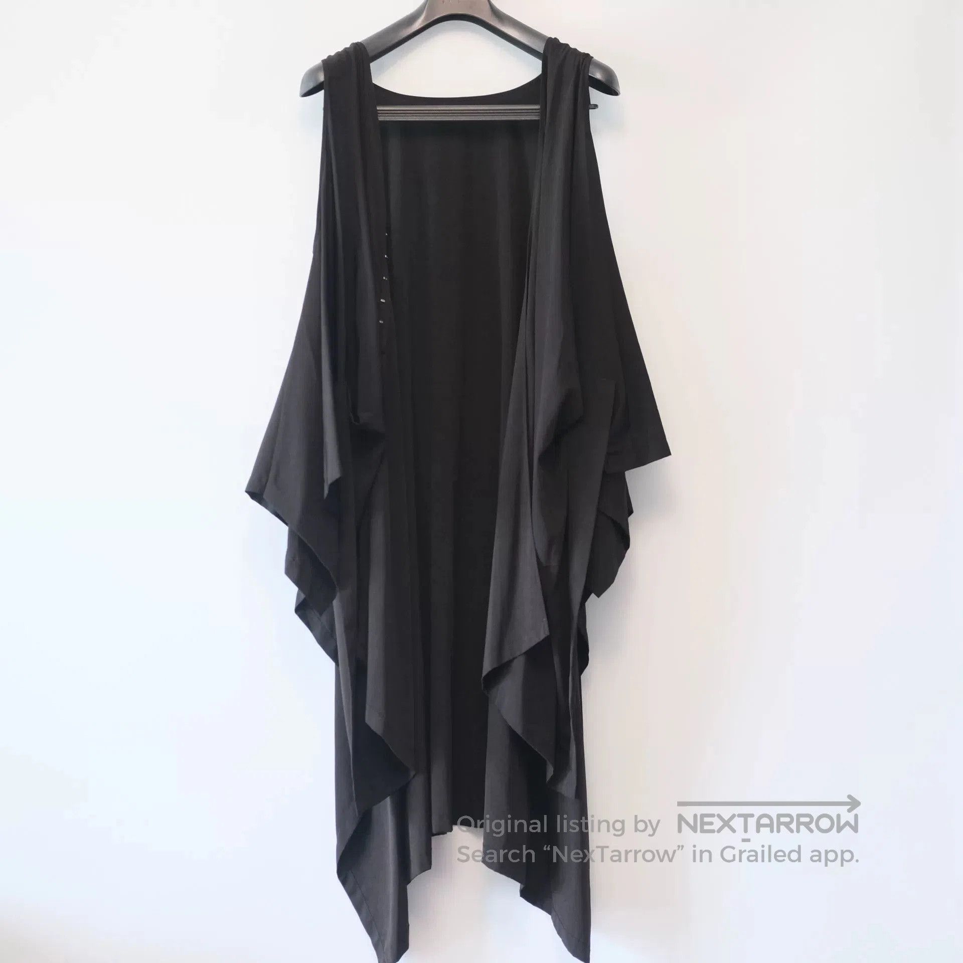Yohji Yamamoto Yohji Yamamoto Women’s Black Cardigan Jacket. Size M / US 6-8 / IT 42-44 - 7 Thumbnail