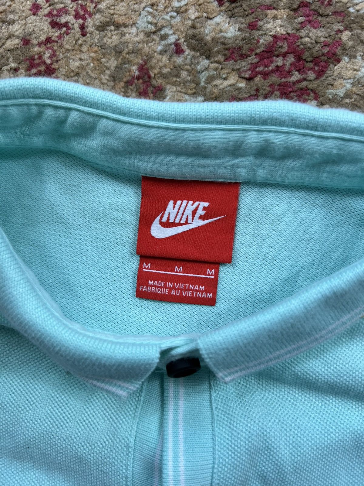Nike × Vintage 90’s NIKE RETRO POLO T-SHIRT Y2K SWOOSH LOGO Size US M / EU 48-50 / 2 - 3 Thumbnail