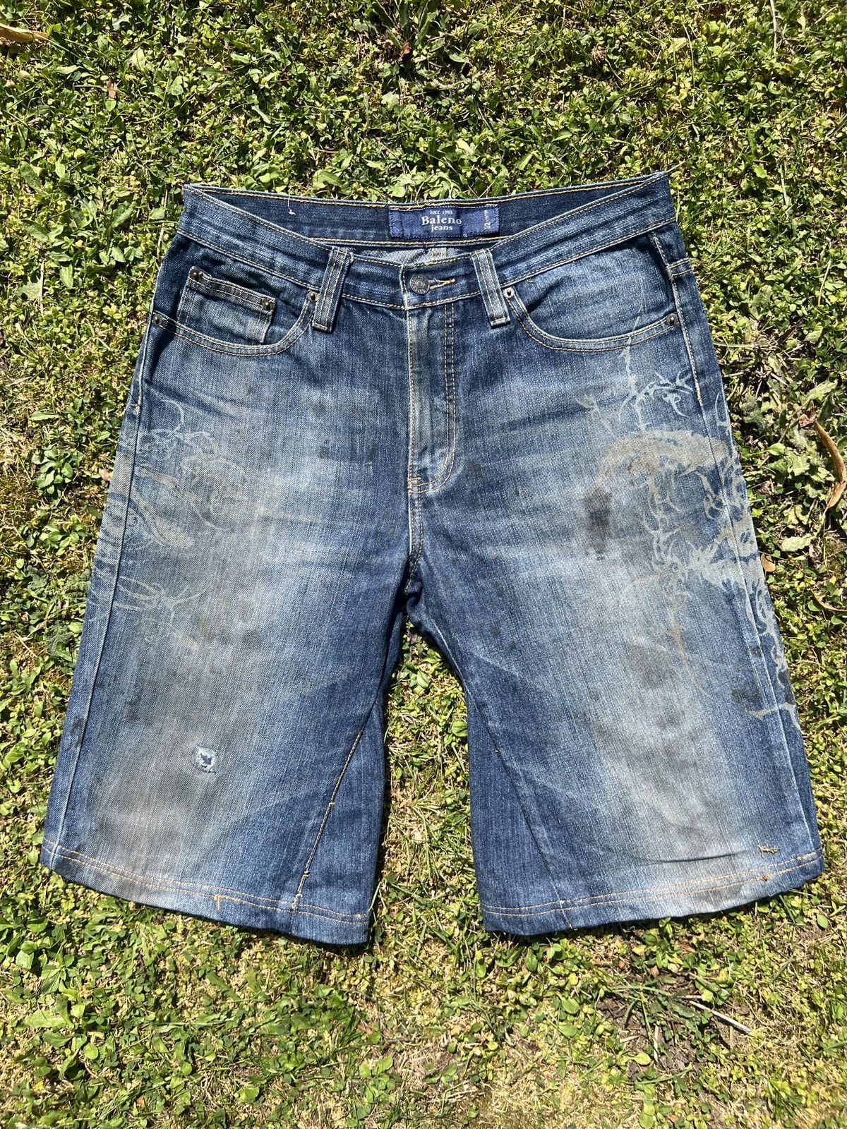 Vintage Grunge Workwear Gothic jorts Size US 32 / EU 48 - 2 Thumbnail