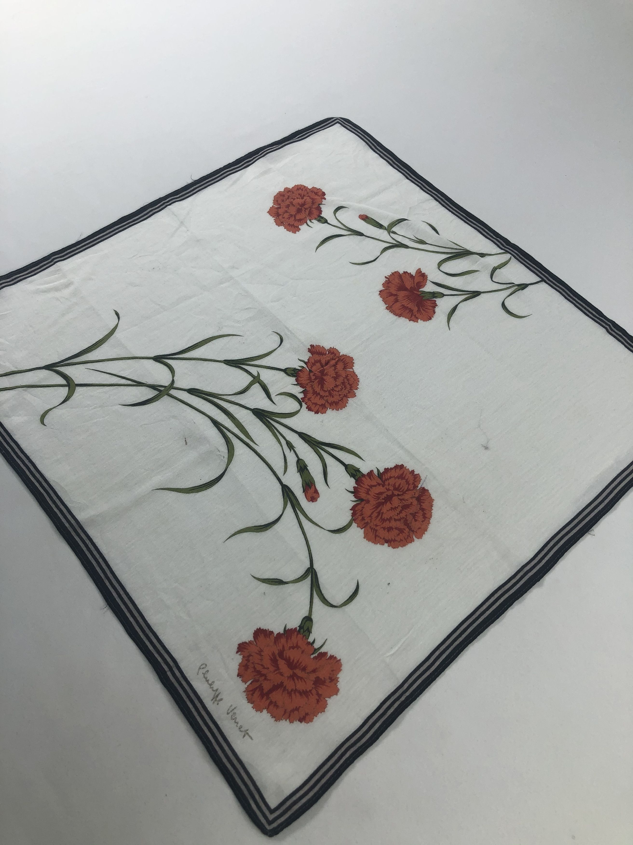 Vintage Philippe Venet Handkerchief / Bandana / Neckerchief Size ONE SIZE - 3 Thumbnail