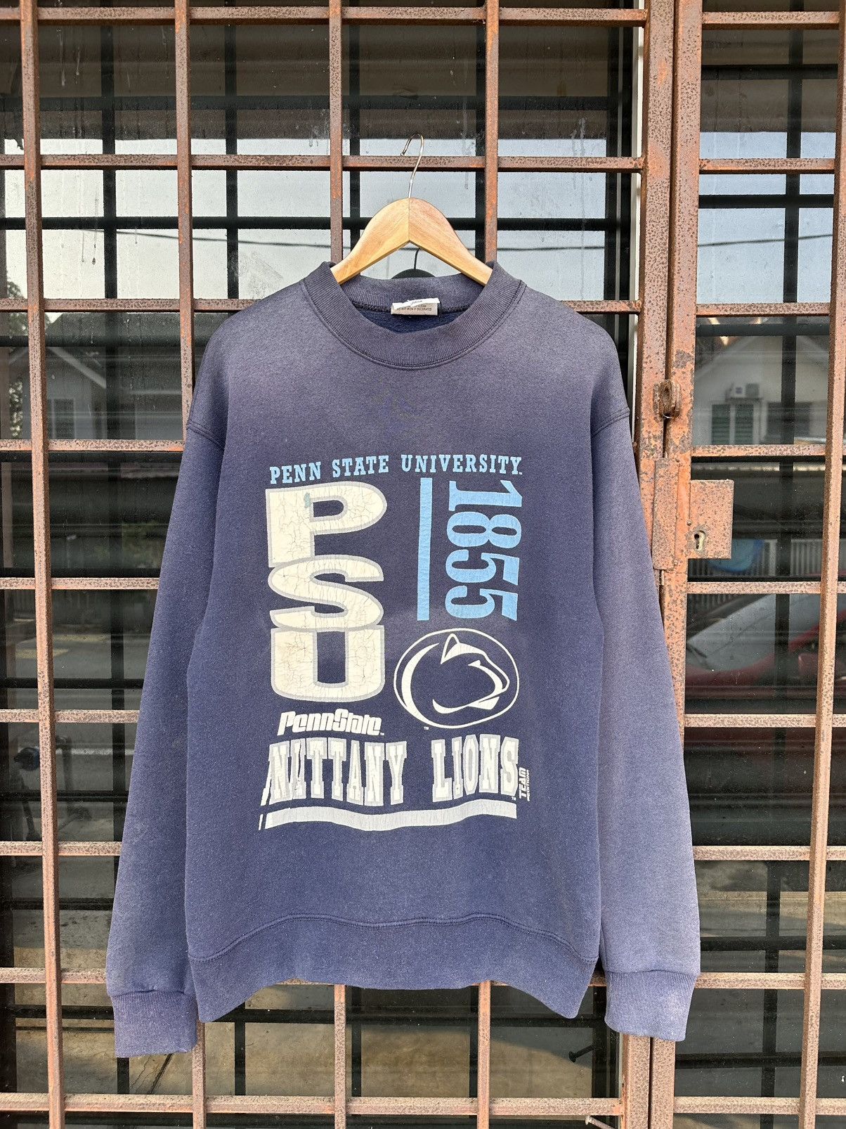 Vintage Thrashed 1855 Nitanny Lions Faded Distressed ERD GRUNGE WCC Size US M / EU 48-50 / 2 - 4 Thumbnail