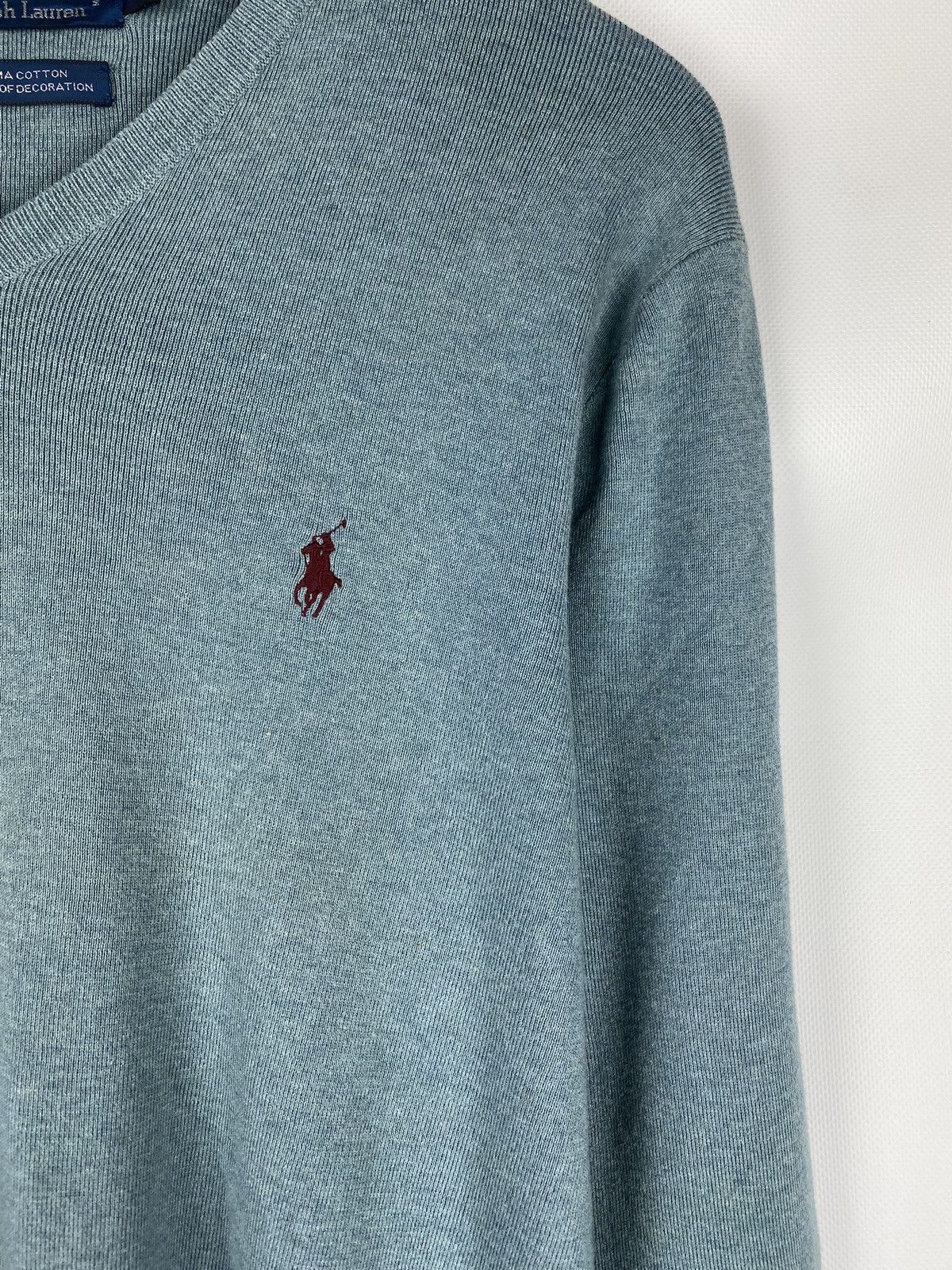 Polo Ralph Lauren Polo by Ralph Lauren vintage men’s v-neck sweater pullover Size US S / EU 44-46 / 1 - 8 Thumbnail