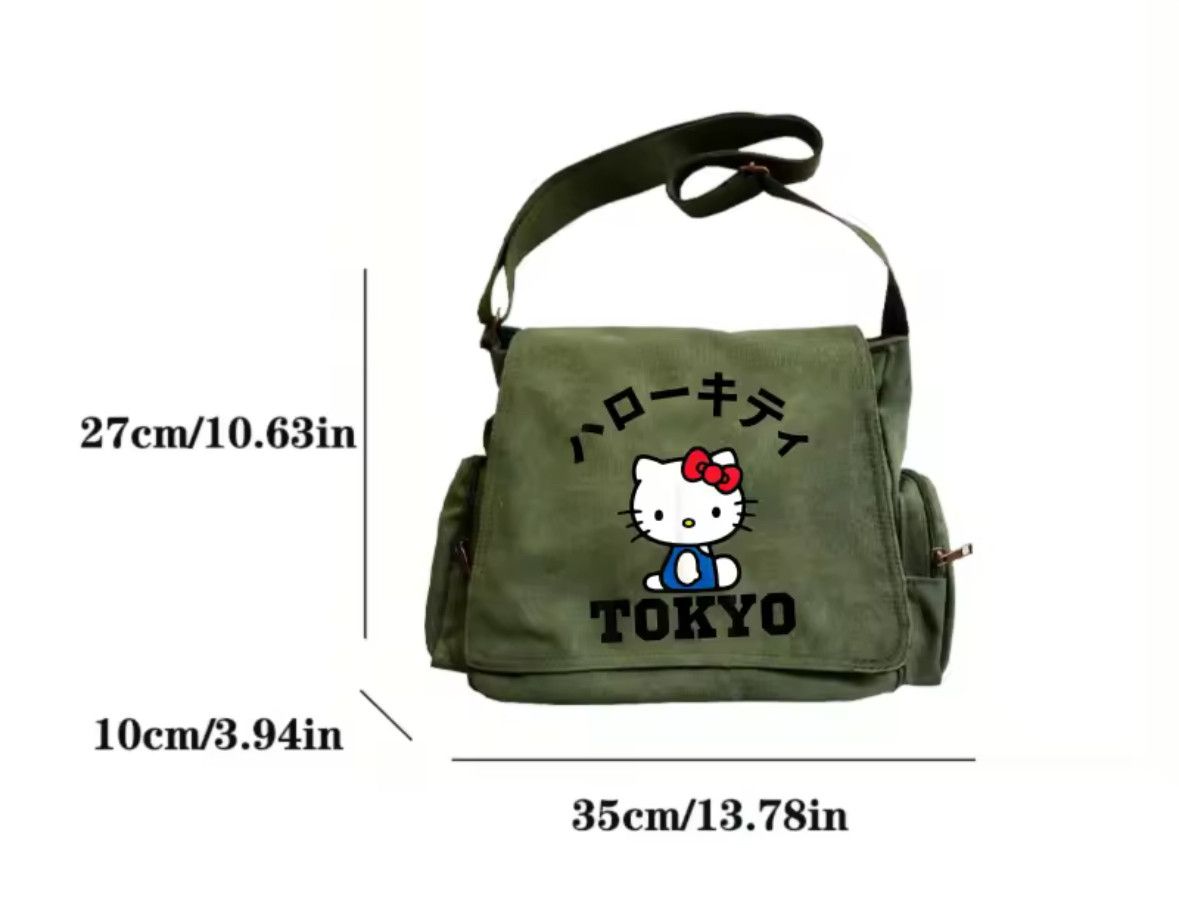 Other Work School Hello Kitty Shoulder Bag Large Messenger Bag Size ONE SIZE - 3 Thumbnail