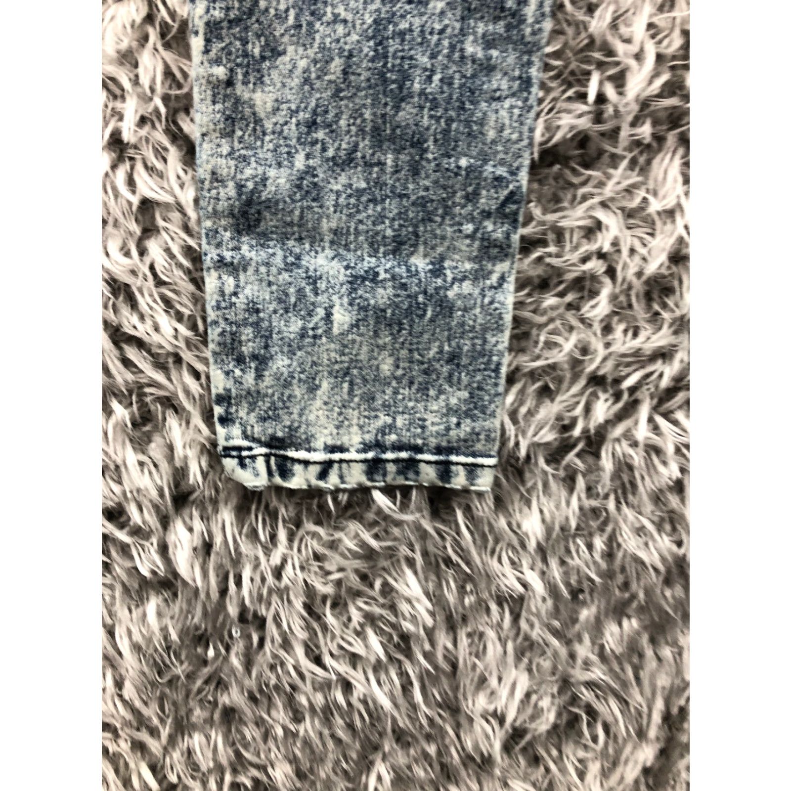 Vintage VINTAGE Crave Fame Jeans Size 3 Juniors High Rise Acid Wash Blue Denim Skinny Women Size 26" / US 2 / IT 38 - 7 Thumbnail