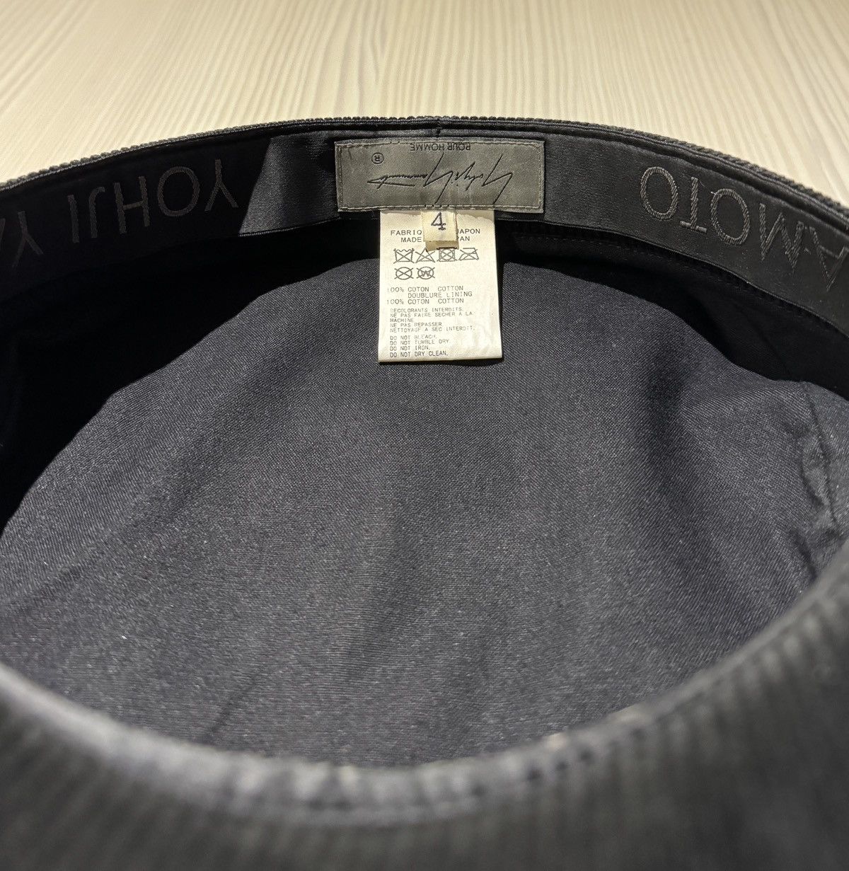 Yohji Yamamoto Yohji Yamamoto Lennon Baker Boy cap Size 36 - 3 Thumbnail