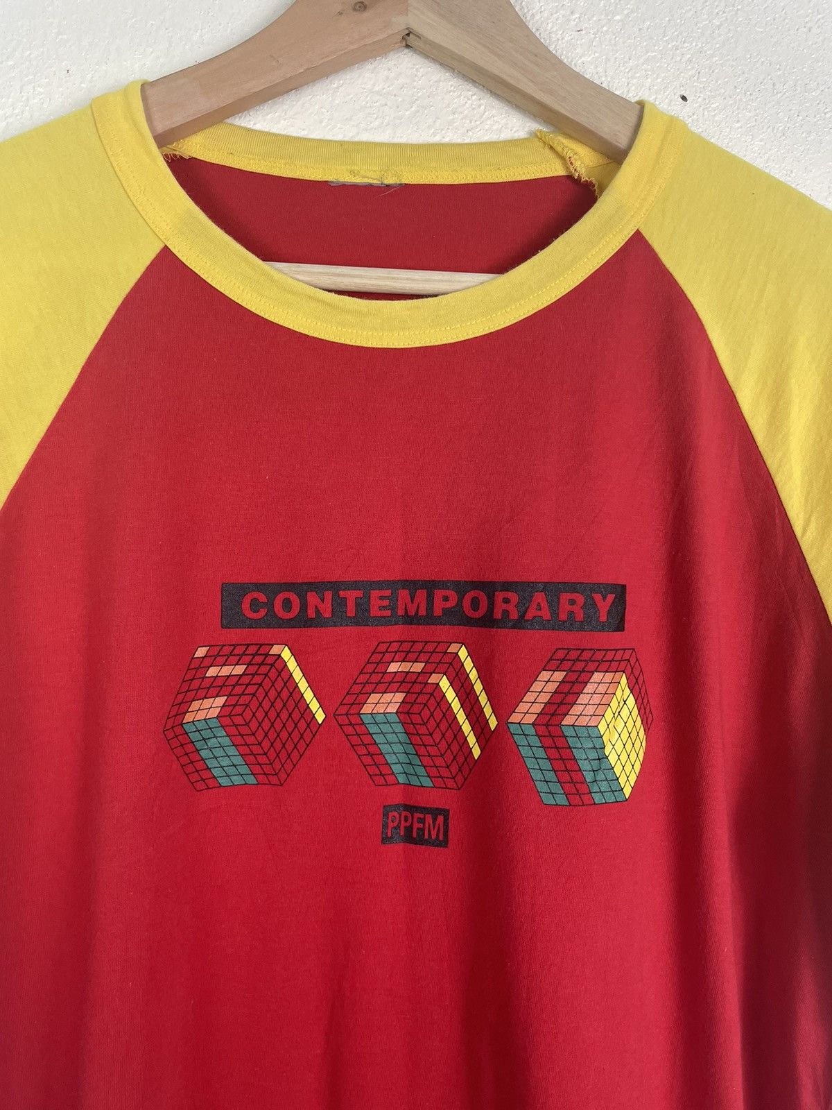 PPFM PPFM Vintage Raglan Tee | Y2K YOPPI Era Japan Streetwear Size US M / EU 48-50 / 2 - 7 Thumbnail