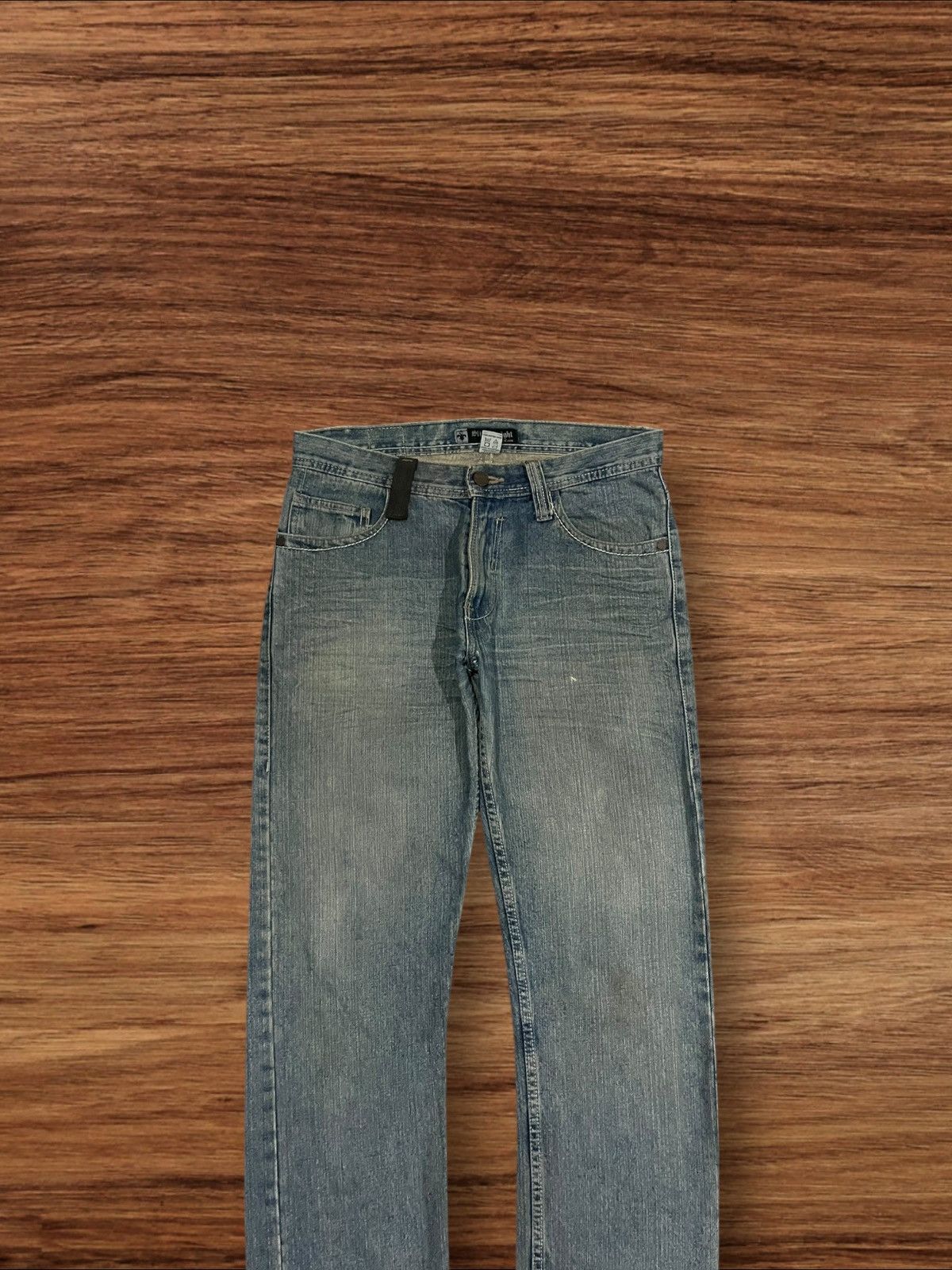 Embellish × Hysteric Glamour × Japanese Brand ⚡️Vintage⚡️Y2K Japanese Brand Rhine Stone Slim Straight Jeans Size US 32 / EU 48 - 3 Thumbnail