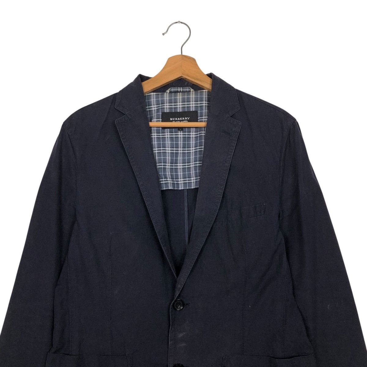 Burberry Burberry Black Label Lightweight Cotton Blazer — Navy Size US L / EU 52-54 / 3 - 4 Thumbnail
