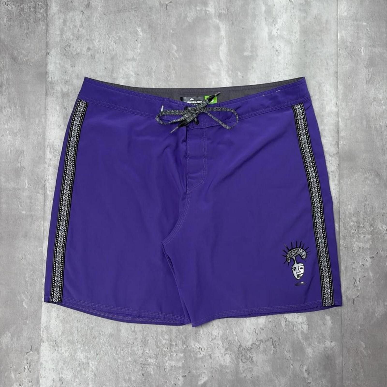 Quiksilver Y2K Purple Quiksilver Surf Grunge Baggy Board Shorts Size US 36 / EU 52 - 1 Thumbnail