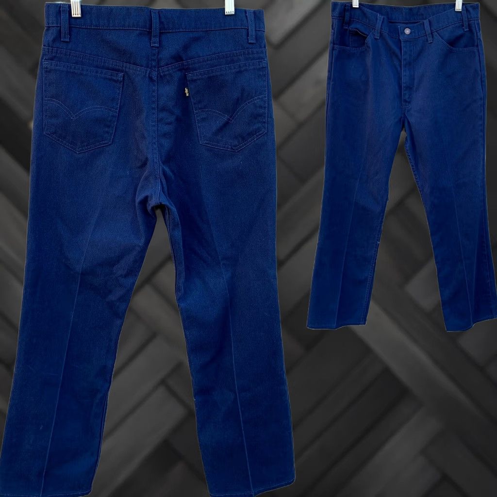 Vintage VINTAGE Levi’s 517 Pants Blue Sta Prest Levi’s 517 Pants 36x32 Mens Jeans 5-Pocket Denim Made in USA W 36 L 32 Cowboycore Blue Sta Prest Size US 36 / EU 52 - 1 Thumbnail