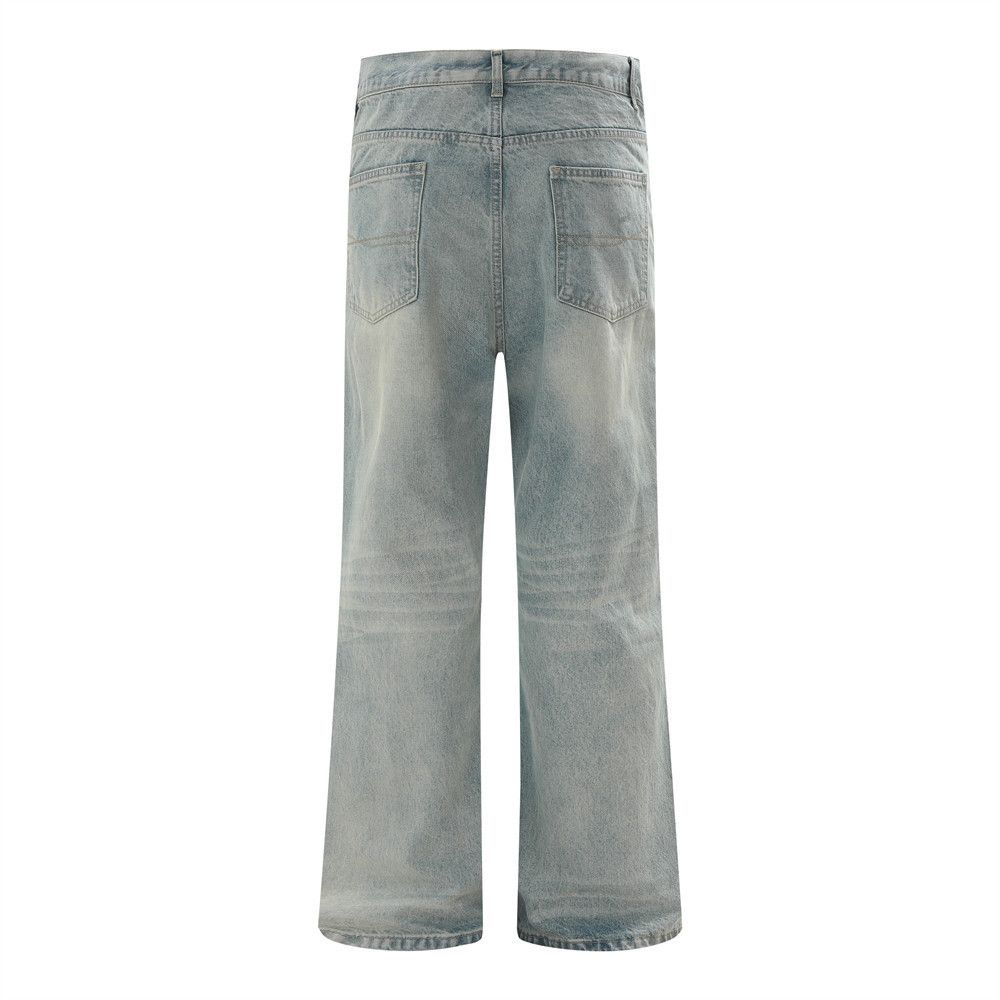 Japanese Brand × Jean American loose washed casual trendy punk distressed jeans Size US 32 / EU 48 - 2 Thumbnail