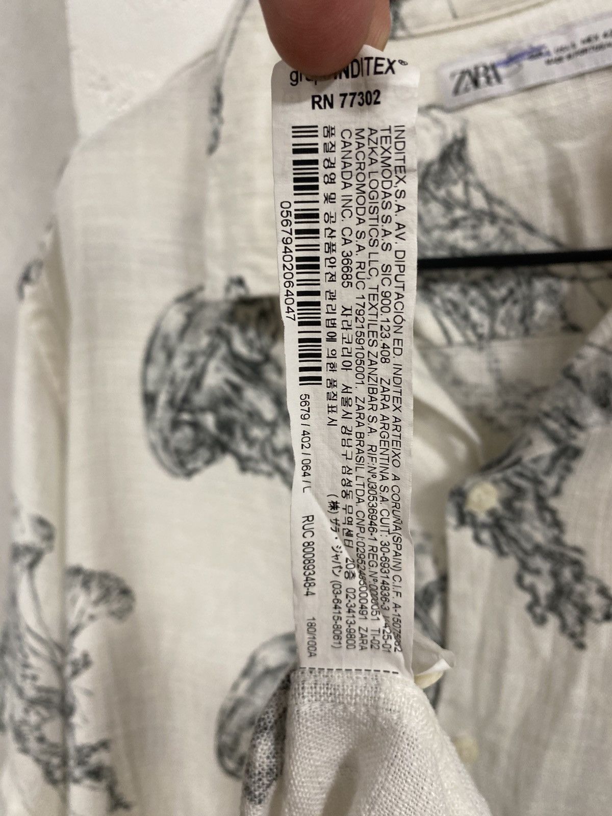 Zara Zara Premium Hawaiian Style Button Shirt Short Sleeves Size US L / EU 52-54 / 3 - 3 Thumbnail