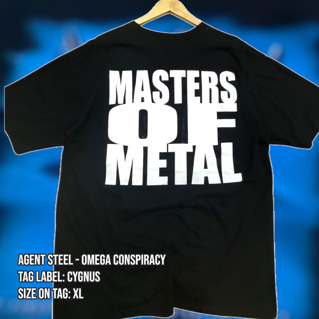 Band Tees Agent Steel - Omega Conspiracy Band Tee Size US XL / EU 56 / 4 - 2 Thumbnail