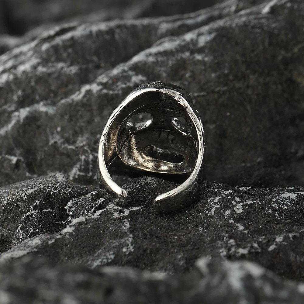 Jewelry Clown Skull Demon Men's Ring Size ONE SIZE - 3 Thumbnail