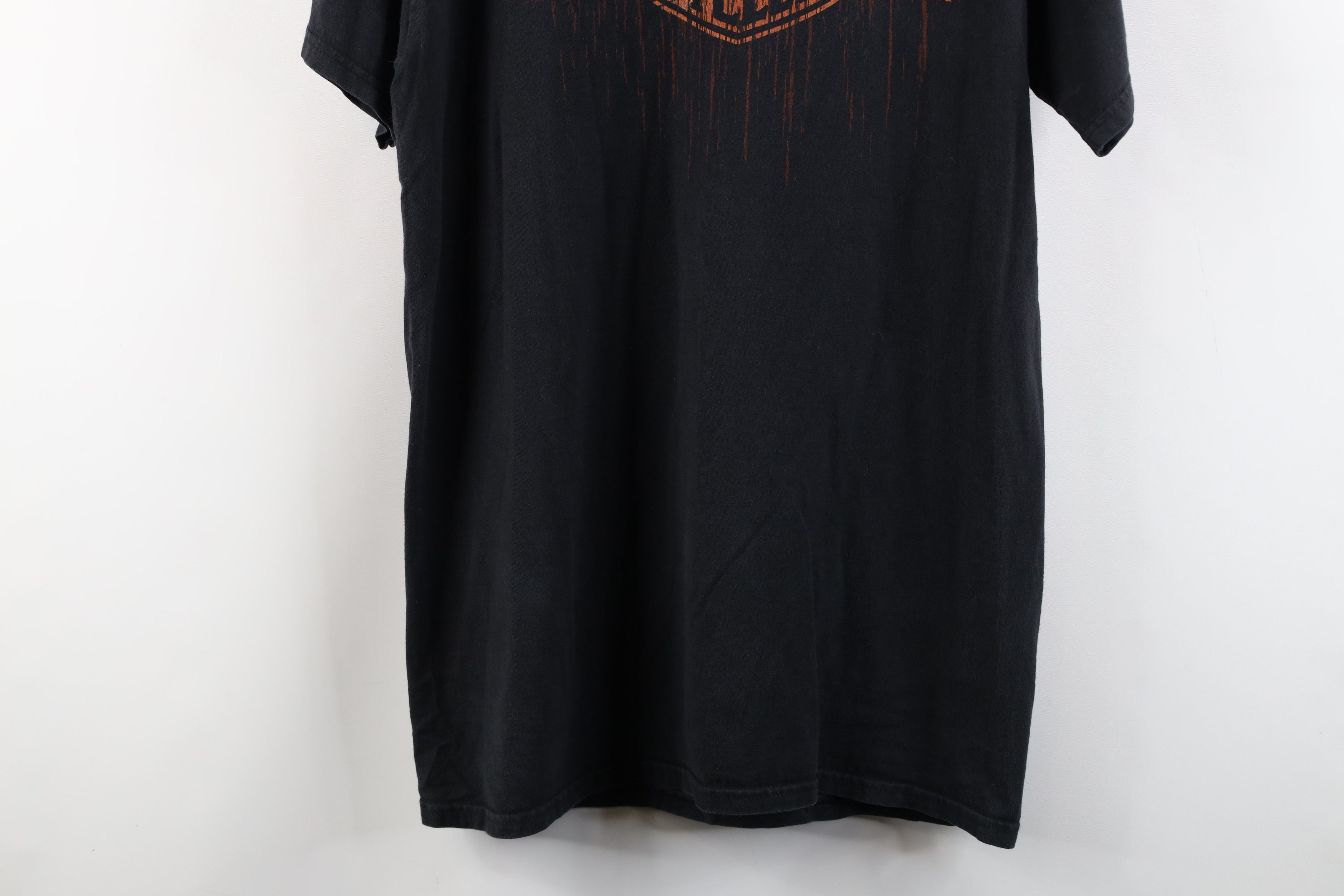 Harley Davidson × Vintage Vintage Y2K Harley Davidson Big Logo Drip T-Shirt Black Size US M / EU 48-50 / 2 - 3 Thumbnail
