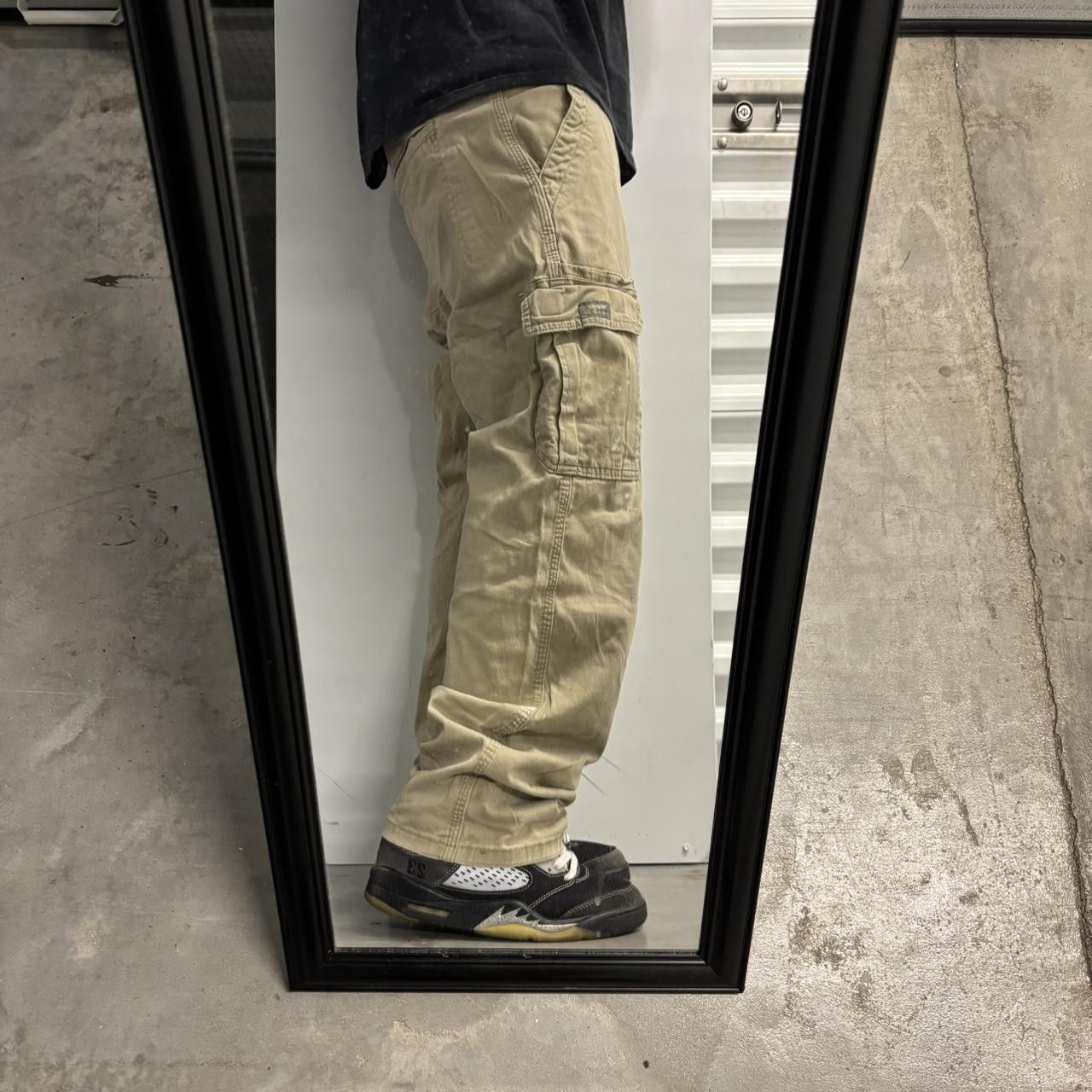 Vintage Crazy Vintage Y2K/2000s Grunge Khaki Tan Streetwear Cargo Pants! 32x30 Size US 32 / EU 48 - 2 Thumbnail
