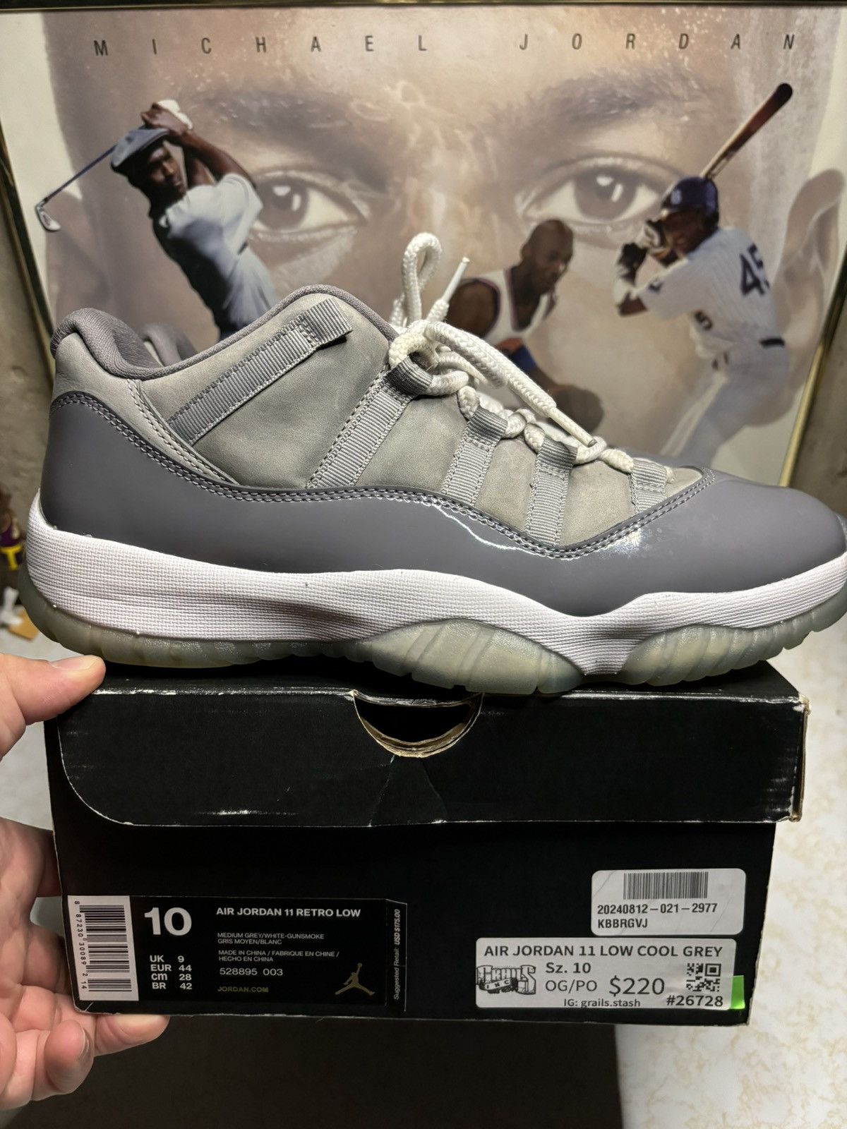 Air Jordan 11 Retro Low Cool Grey 2018