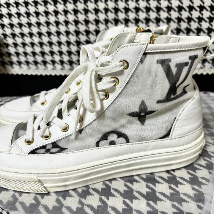 Louis Vuitton Louis Vuitton Stellar Fashion High-Top Sneakers -2508 Size US 6 / IT 36 - 1 Thumbnail