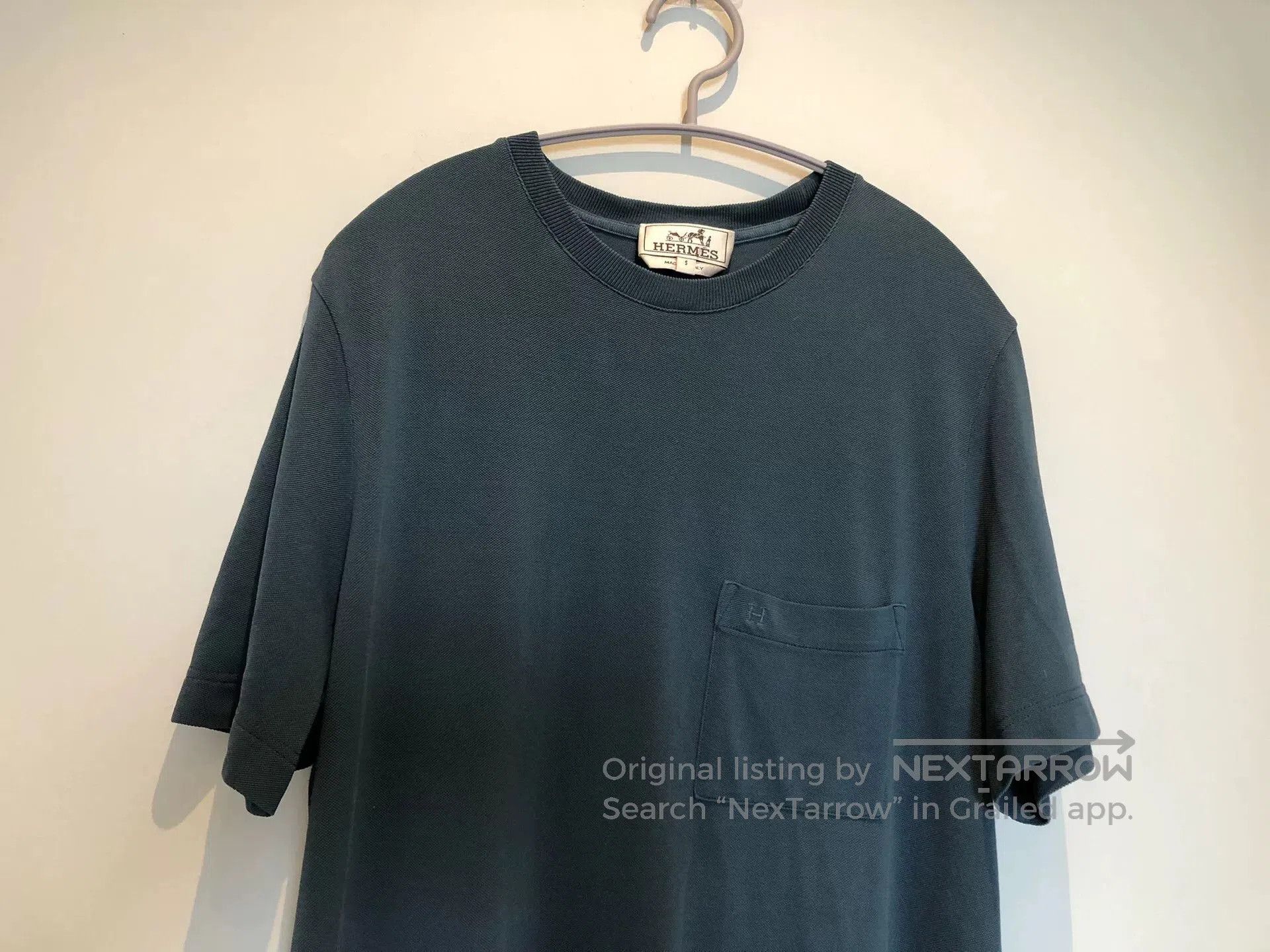 Hermes Hermes H Embroidered Pocket T. Size US S / EU 44-46 / 1 - 3 Thumbnail