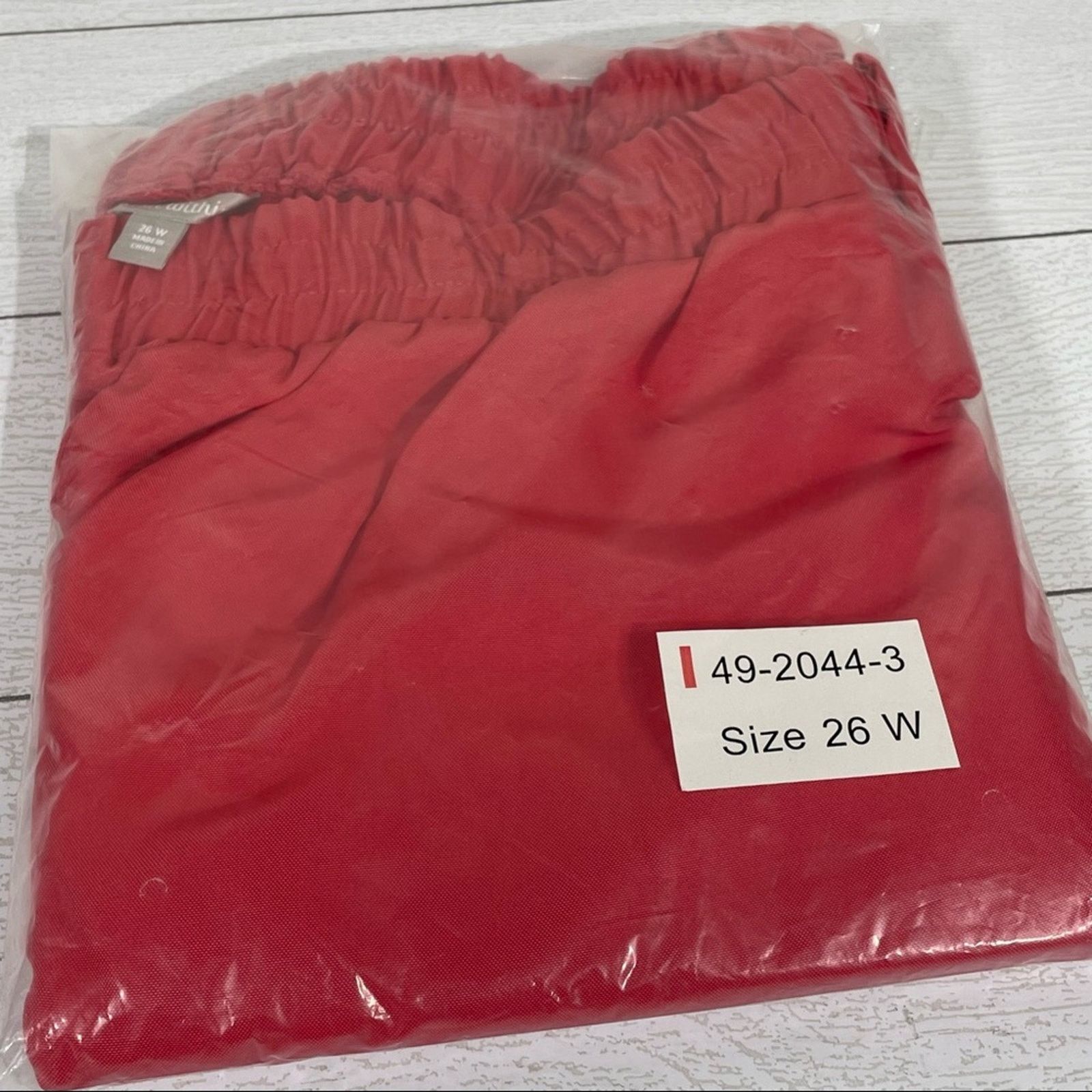 Other WOMAN WITHIN Pink Pull-On Pants Size 26W New In Packaging Size 31" - 10 Thumbnail