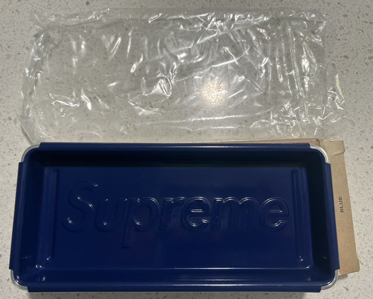 全タグ付】Supreme × DULTON Tray - Blue SUPREME Dulton Tray Blue