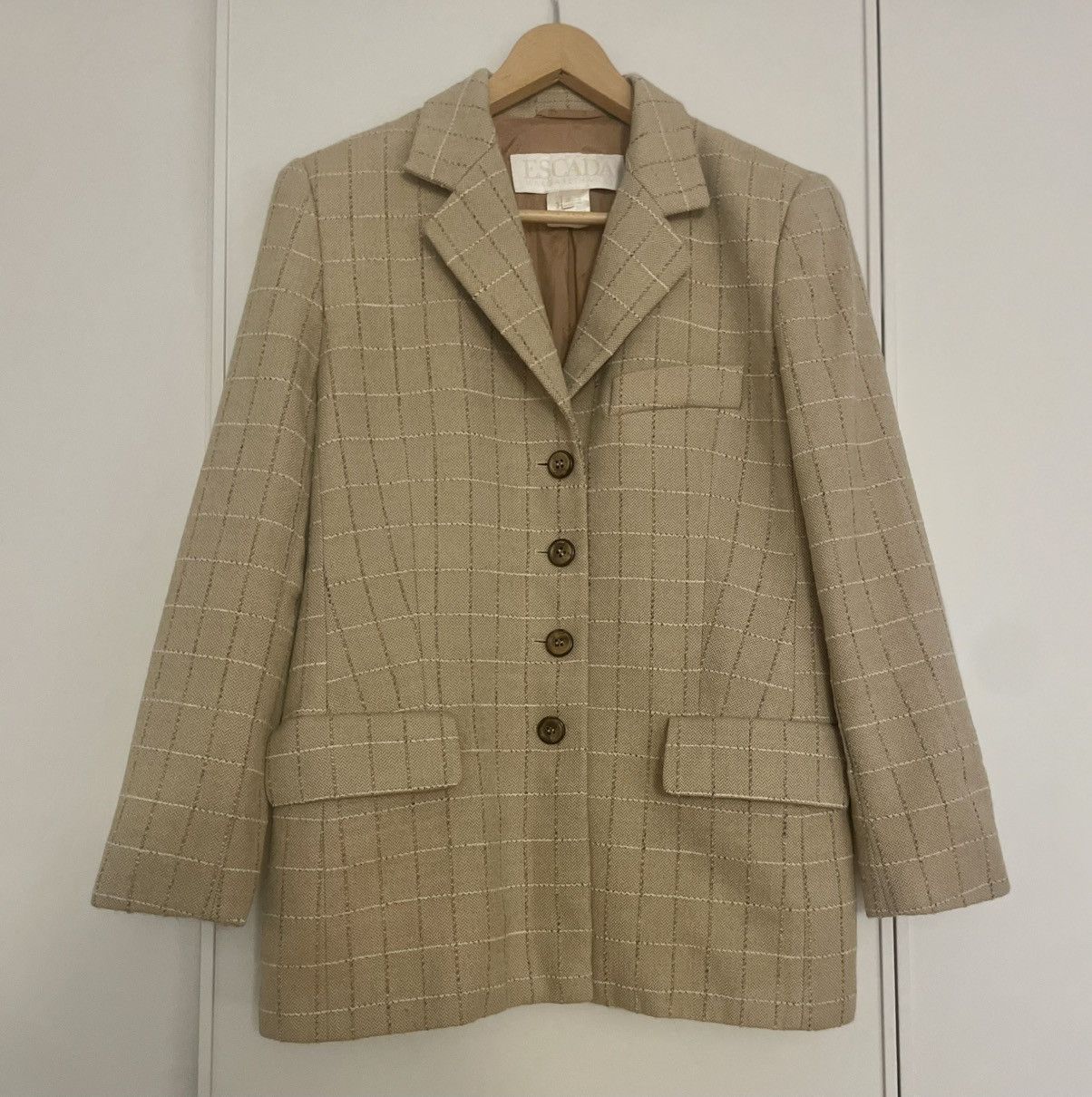 Escada Escada vintage virgin wool blazer 38 Size S / US 4 / IT 40 - 1 Thumbnail