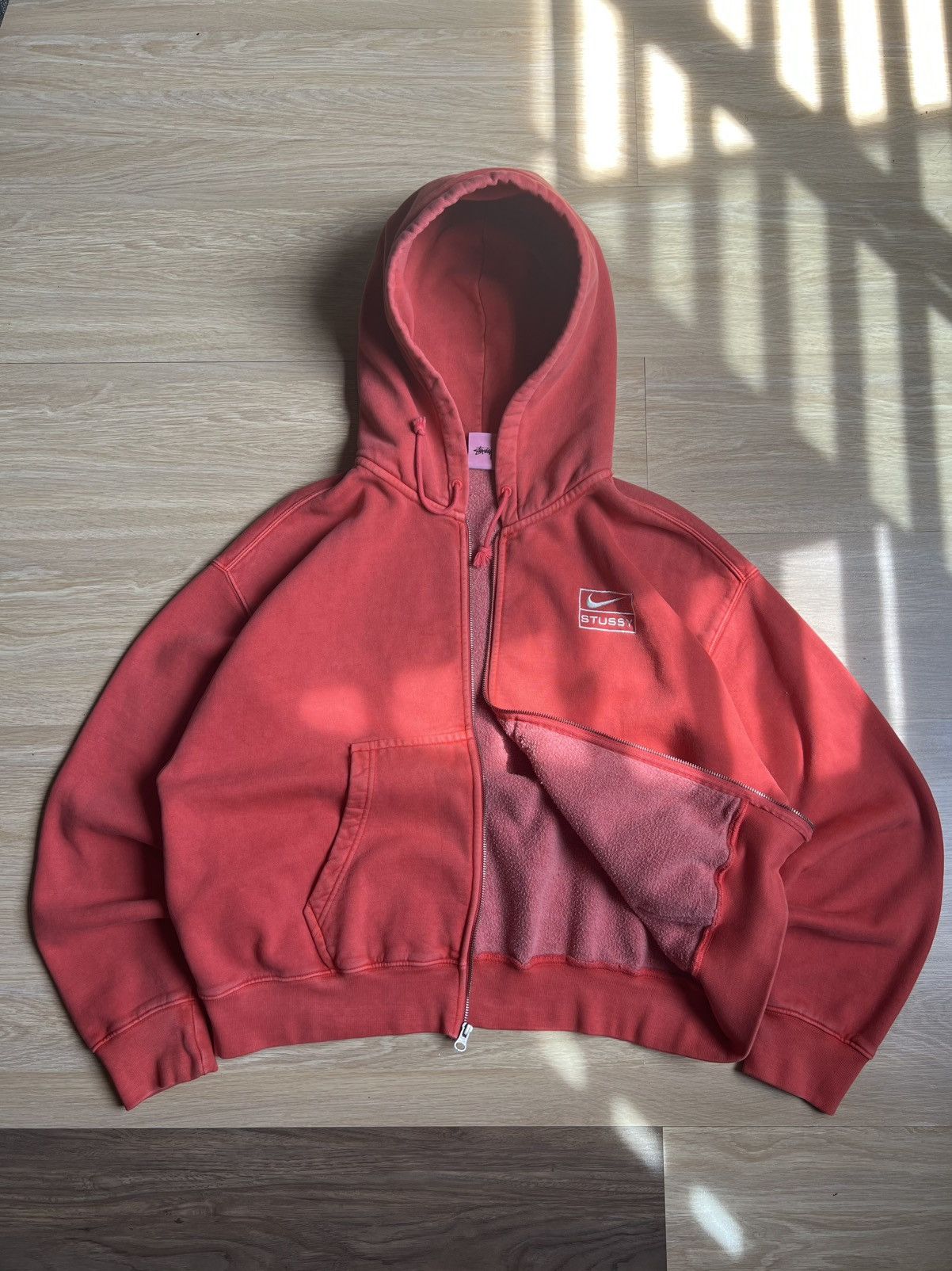 Nike × Stussy STUSSY X NIKE PIGMENT DYED ZIPUP HOODIE Size US M / EU 48-50 / 2 - 19 Thumbnail
