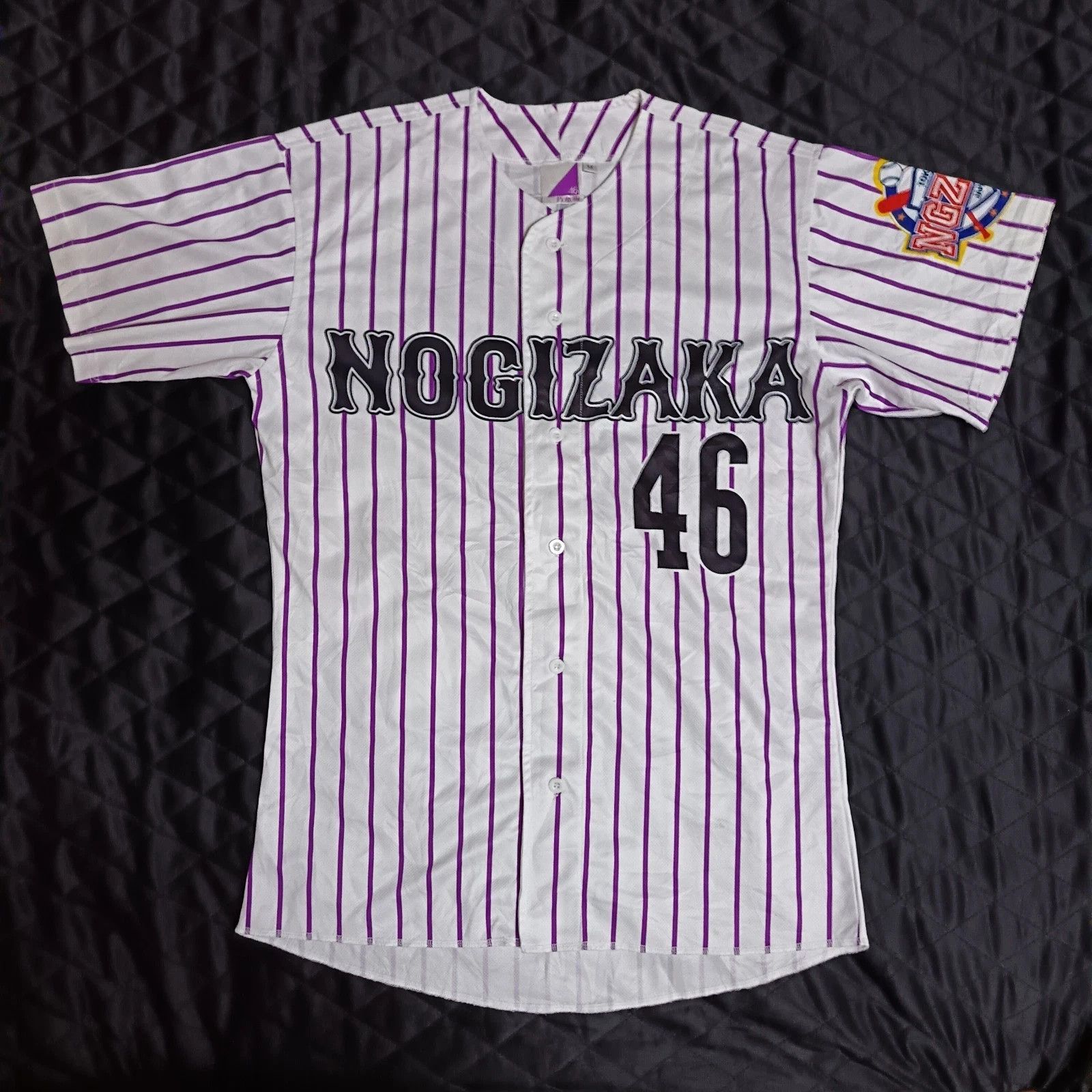 Band Tees Nogizaka46 Rina Ikoma 生駒 里奈 J-Pop Idol Baseball Jersey Size US M / EU 48-50 / 2 - 1 Thumbnail