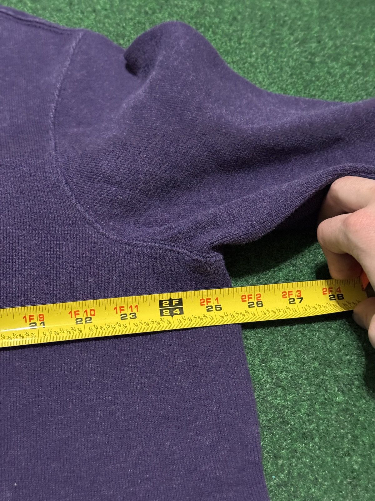 Polo Ralph Lauren Polo Ralph Lauren Vintage 90s 1/4 Zip Purple Sweatshirt Size US XL / EU 56 / 4 - 5 Thumbnail