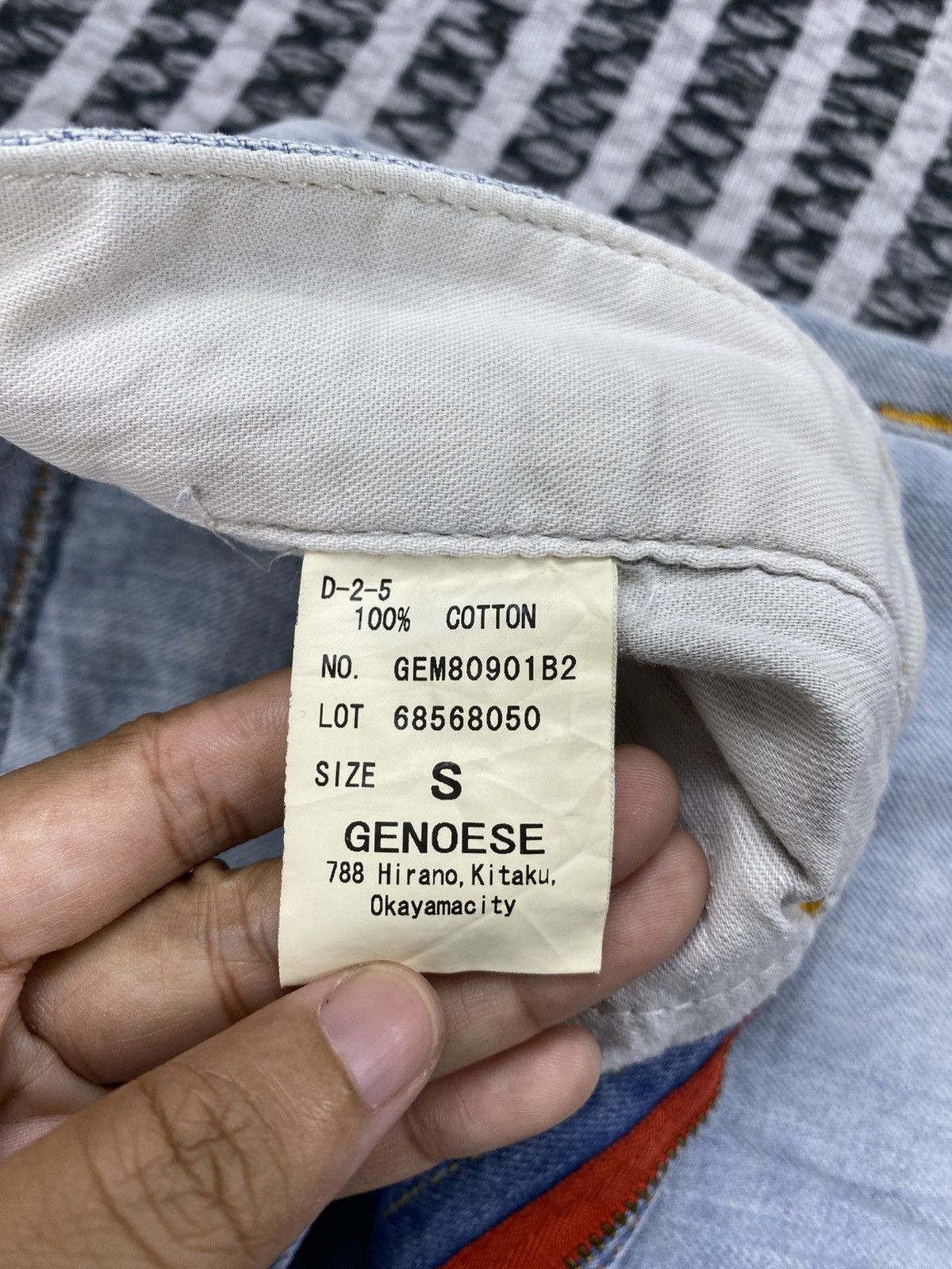Japanese Brand Vintage Genoese Kapital Style Blue Washed Denim Jeans Size US 30 / EU 46 - 16 Thumbnail