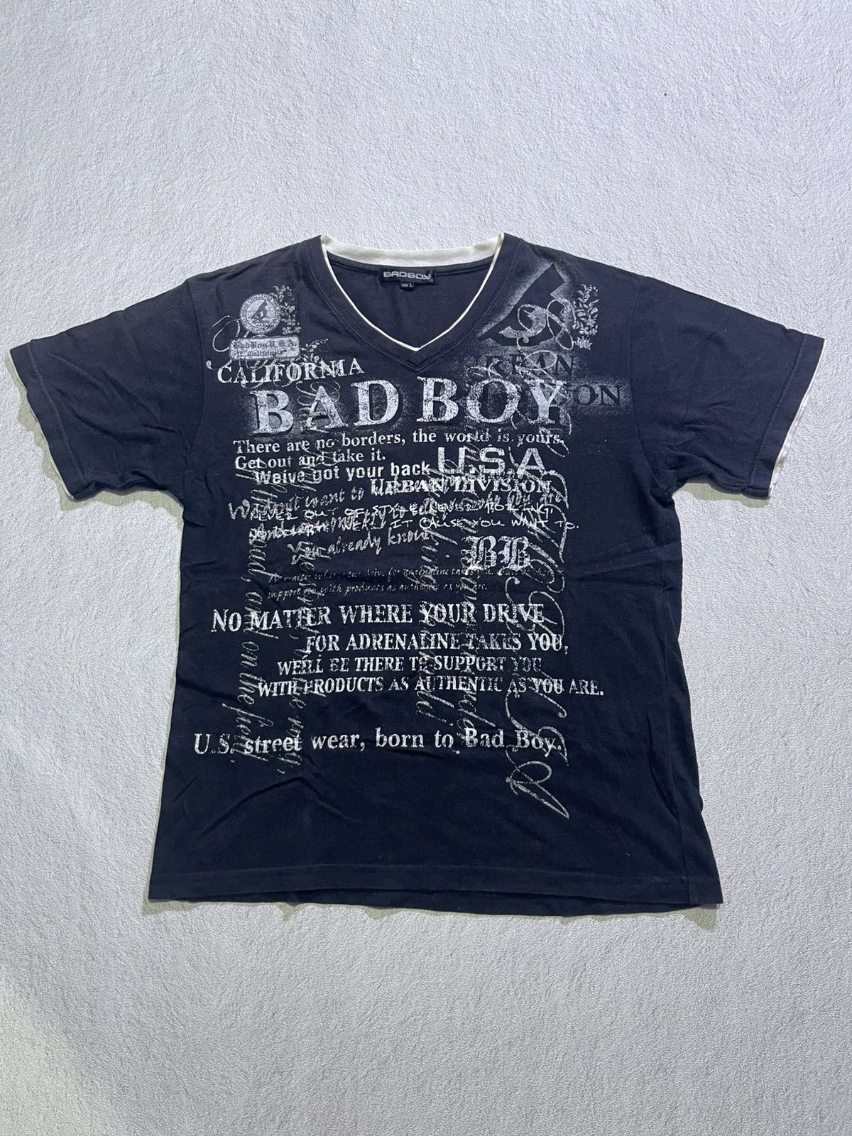 If Six Was Nine Y2K BAD BOY SHORT SLEEVE TSHIRT PUNK IFSIX STYLE Size US L / EU 52-54 / 3 - 1 Thumbnail