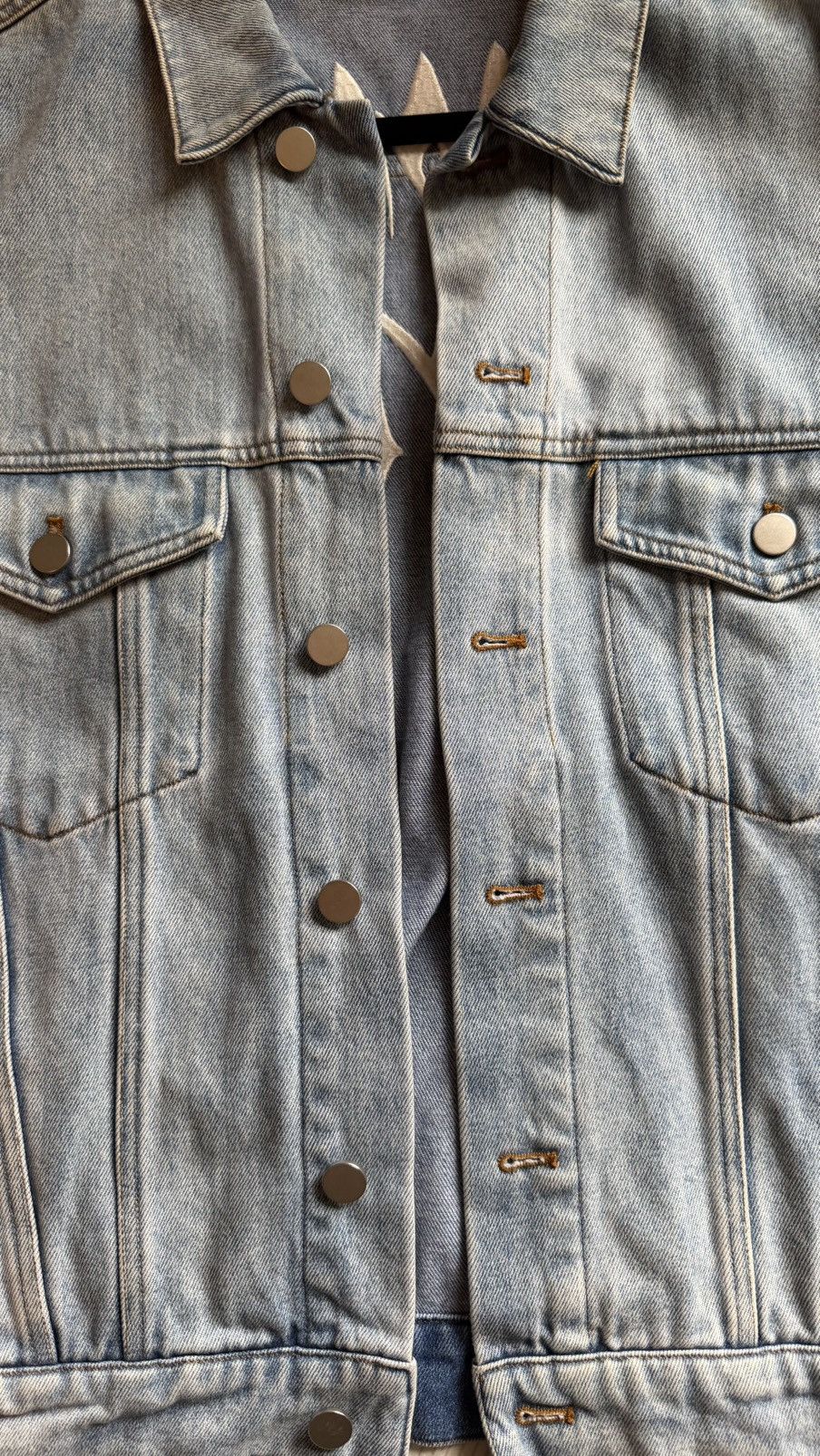 Revenge Revenge Embroidered Denim Jacket Size US L / EU 52-54 / 3 - 5 Thumbnail
