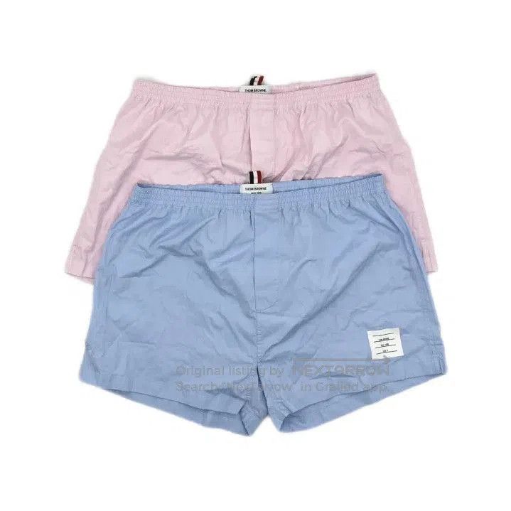 Thom Browne Thom Browne Classic Striped Navy Blue Shorts. Size US 34 / EU 50 - 1 Thumbnail