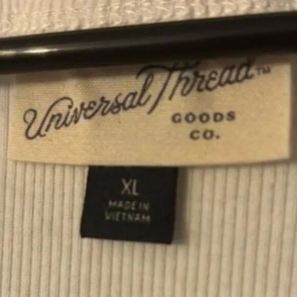 Other Universal Thread White Ribbed Tank Top Size XL / US 12-14 / IT 48-50 - 4 Thumbnail