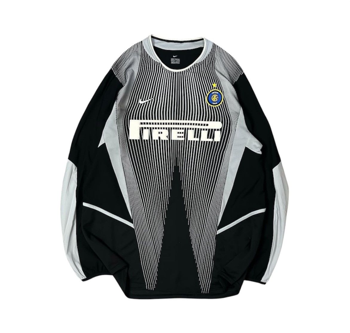 Nike × Vintage INTER MILAN 2003-04 GOALKEEPER GK HOME KIT FOOTBALL