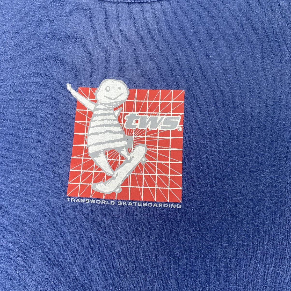 Vintage Vintage Very Rare Transworld Skateboard Tees Size US L / EU 52-54 / 3 - 2 Thumbnail