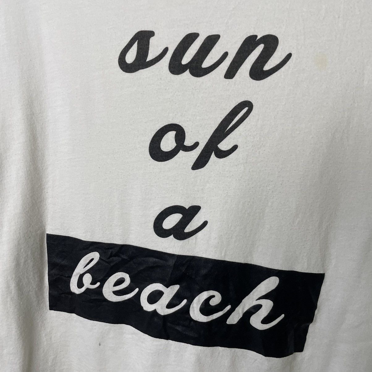 If Six Was Nine × Japanese Brand × Johnbull Johnbull Japan Sun Of A Beach Humor Funny T Shirt Size US M / EU 48-50 / 2 - 2 Thumbnail