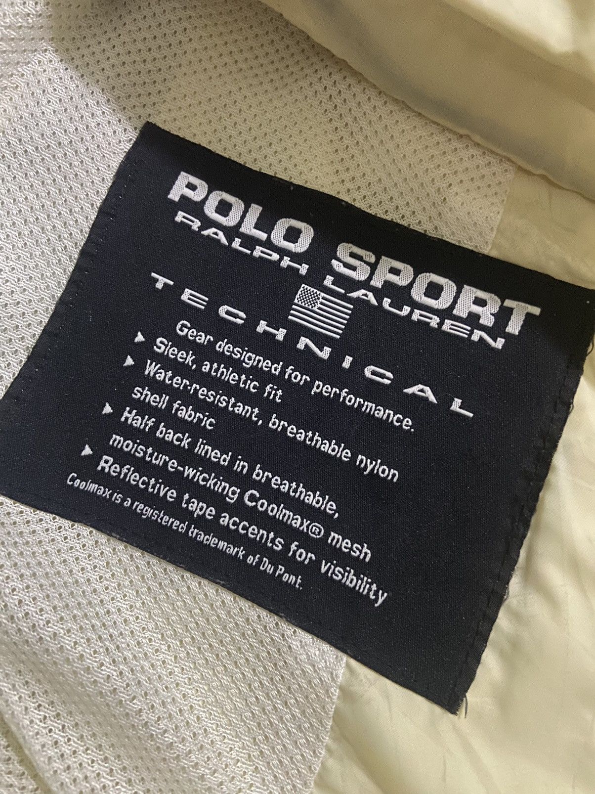Polo Ralph Lauren Vintage 90’s Polo Sport Technical Windbreaker Jacket Size US M / EU 48-50 / 2 - 7 Thumbnail